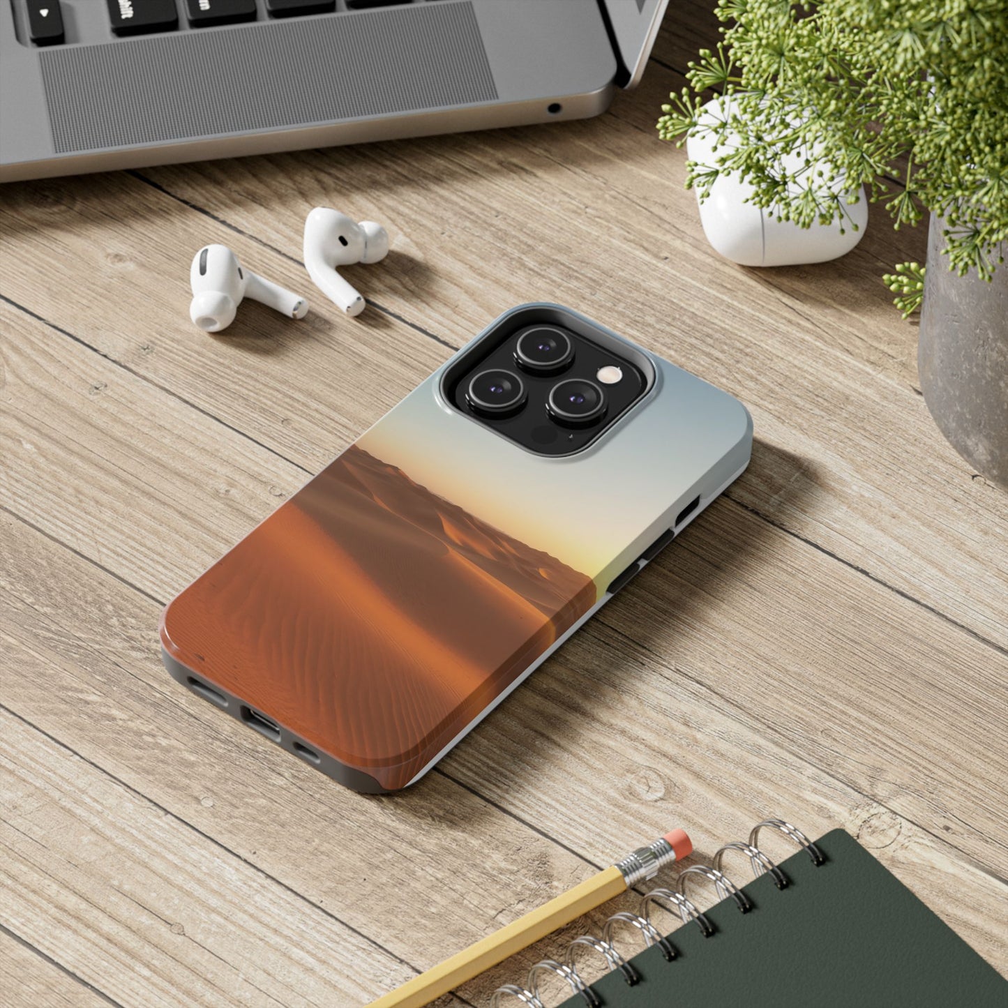 Desert Sunset Tough Phone Case - Durable Protection with Scenic Desert Design