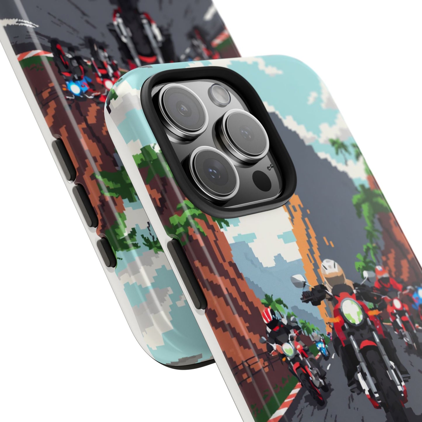 Retro Biker Tough Phone Case - Perfect for Motorcycle Lovers