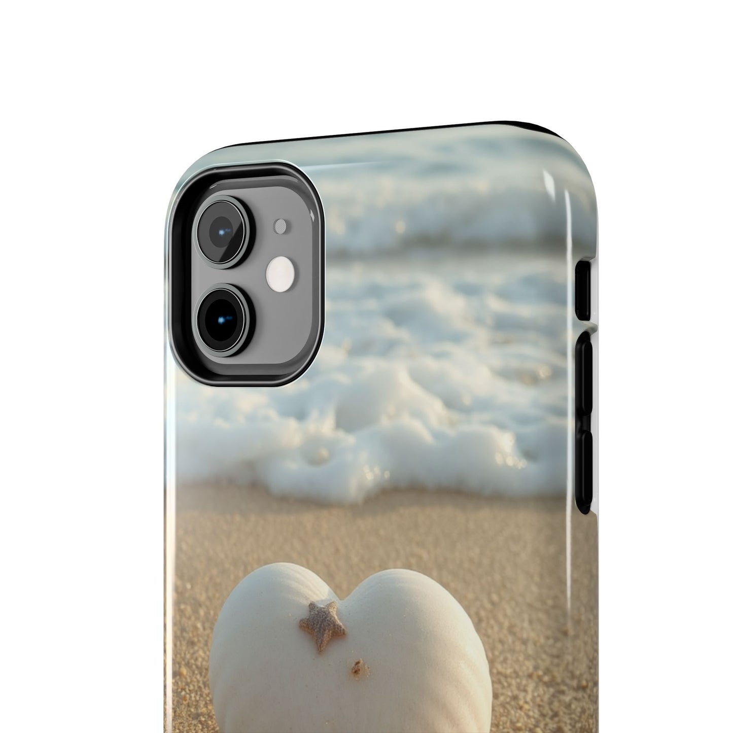 Heart Seashell Tough Phone Case for iPhone