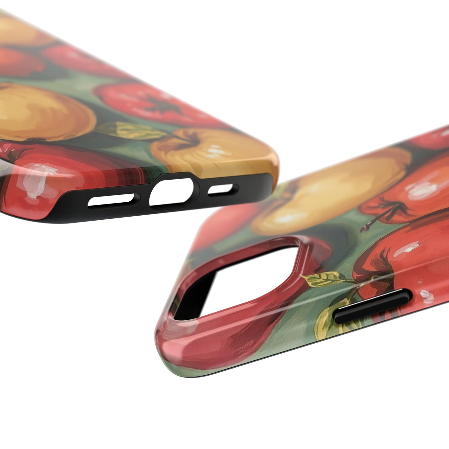 Colorful Painted Apples Art Tough Phone Case - Durable & Stylish Protection - for iPhone