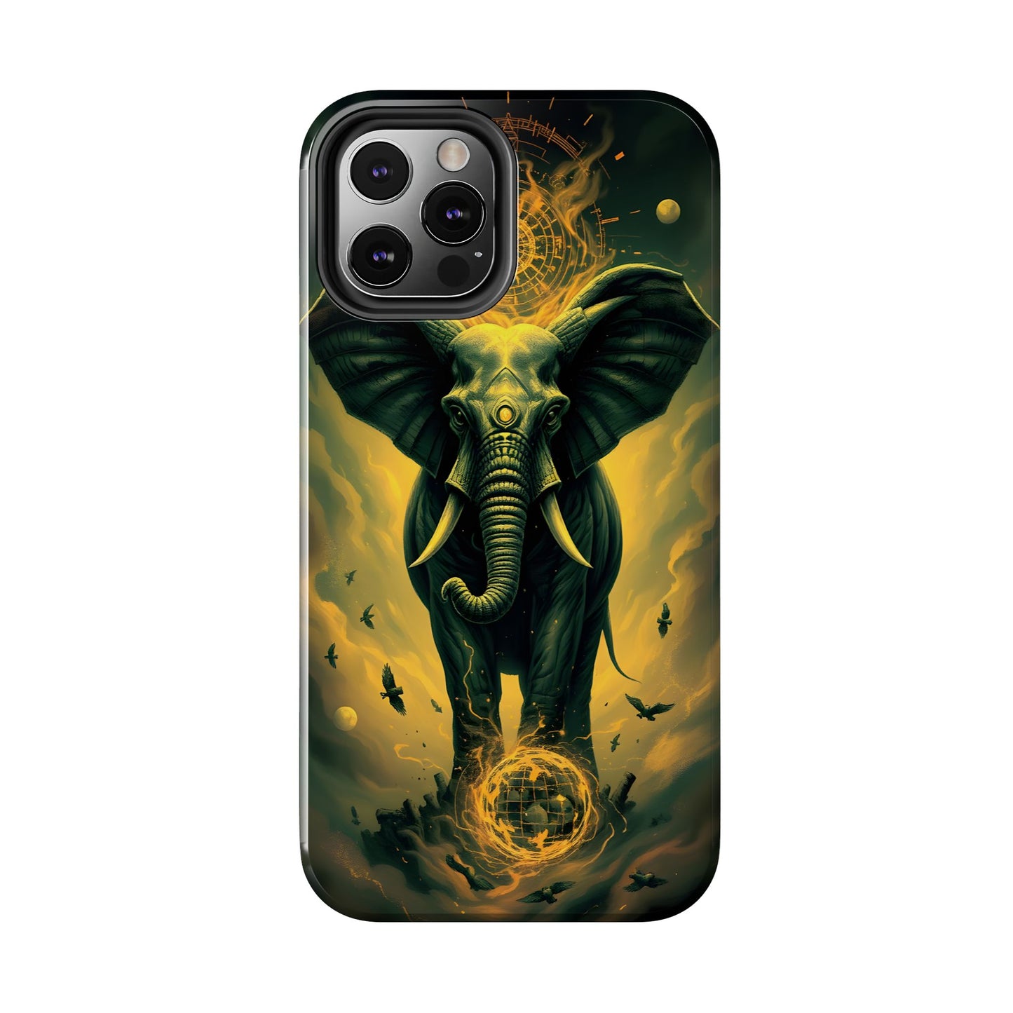 Majestic Elephant Clouds Tough Phone Case - Durable Protection with Bold Design - for iPhone