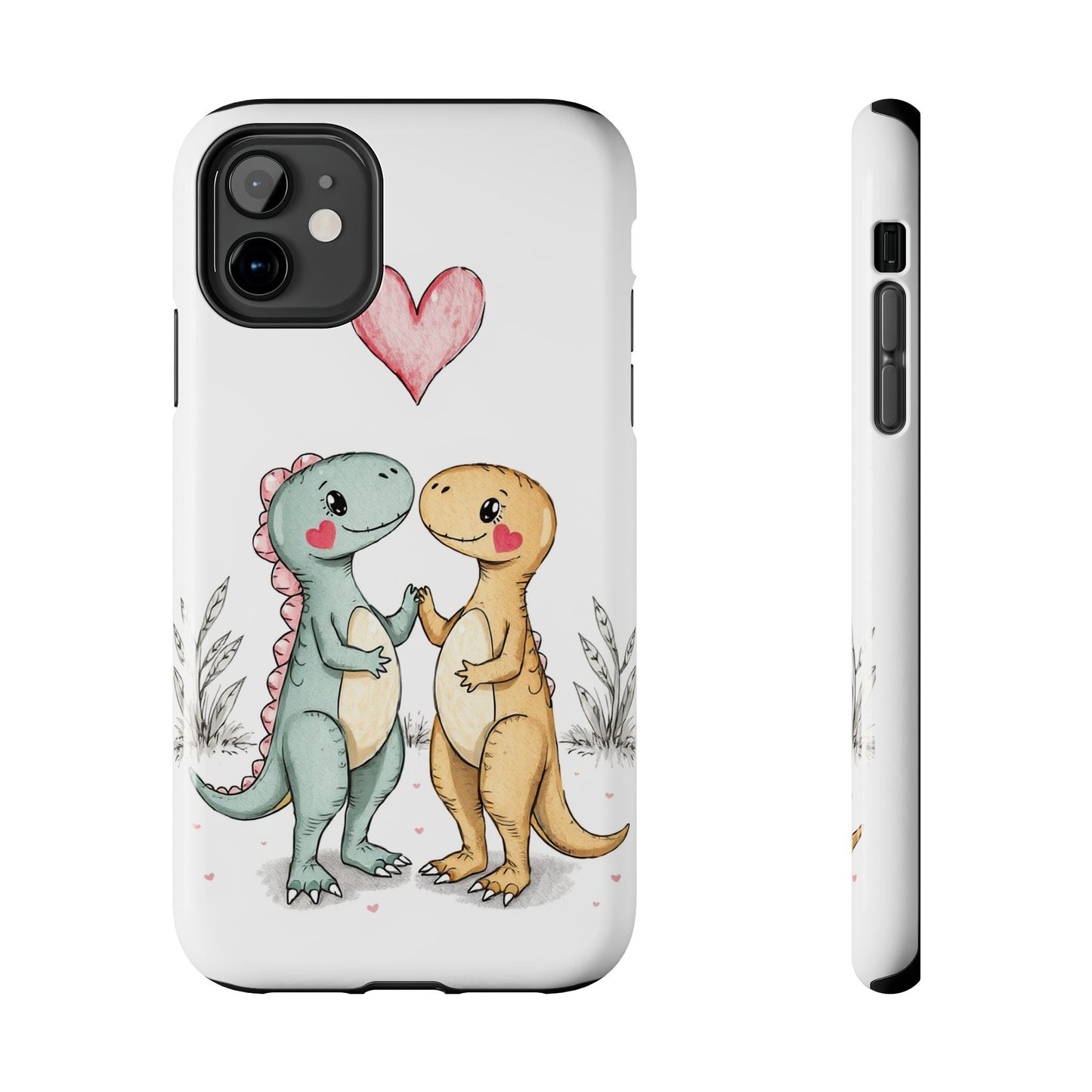 Dino Couples - Tough Phone Case for iPhone