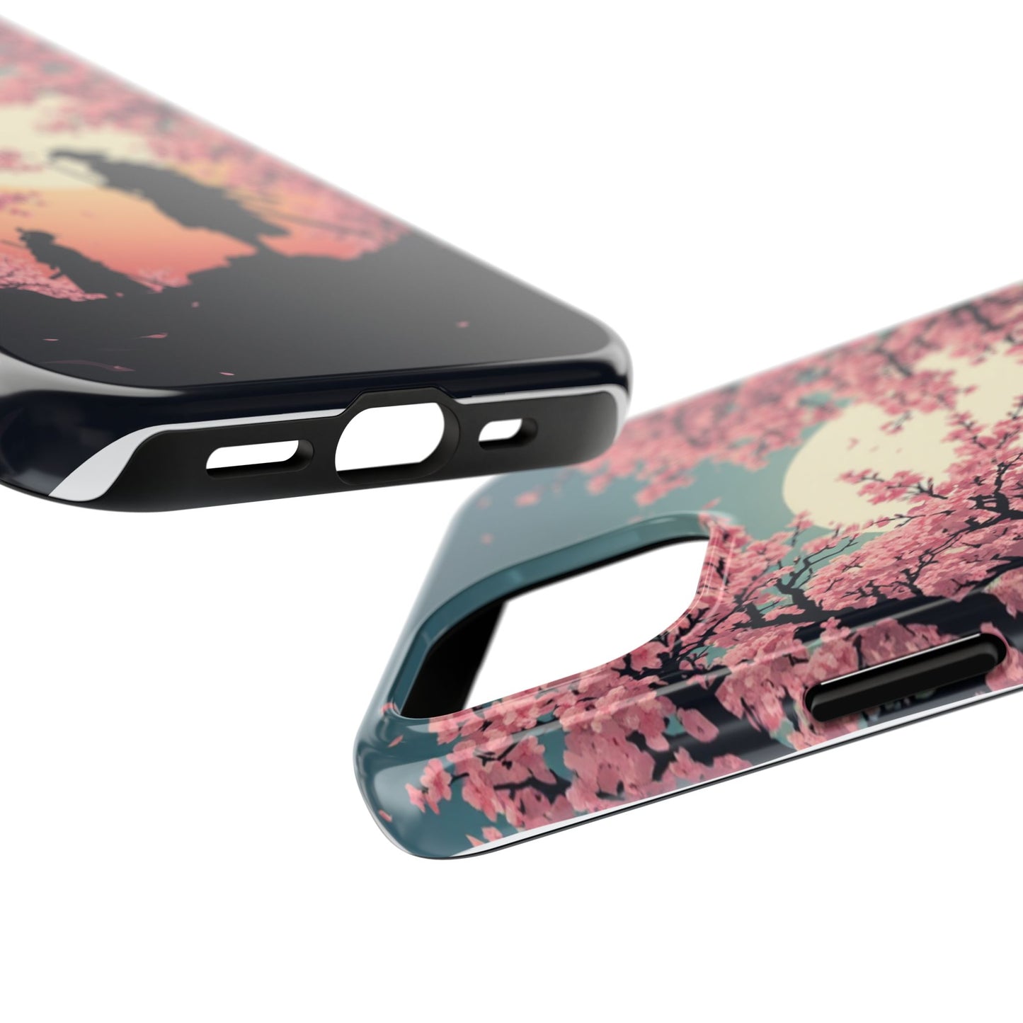 Cherry Blossom Samurai Tough Phone Case