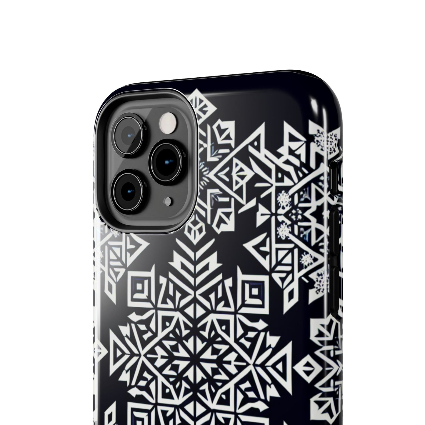 Winter Wonderland Tough Phone Case - Digital Snowflake - for iPhone