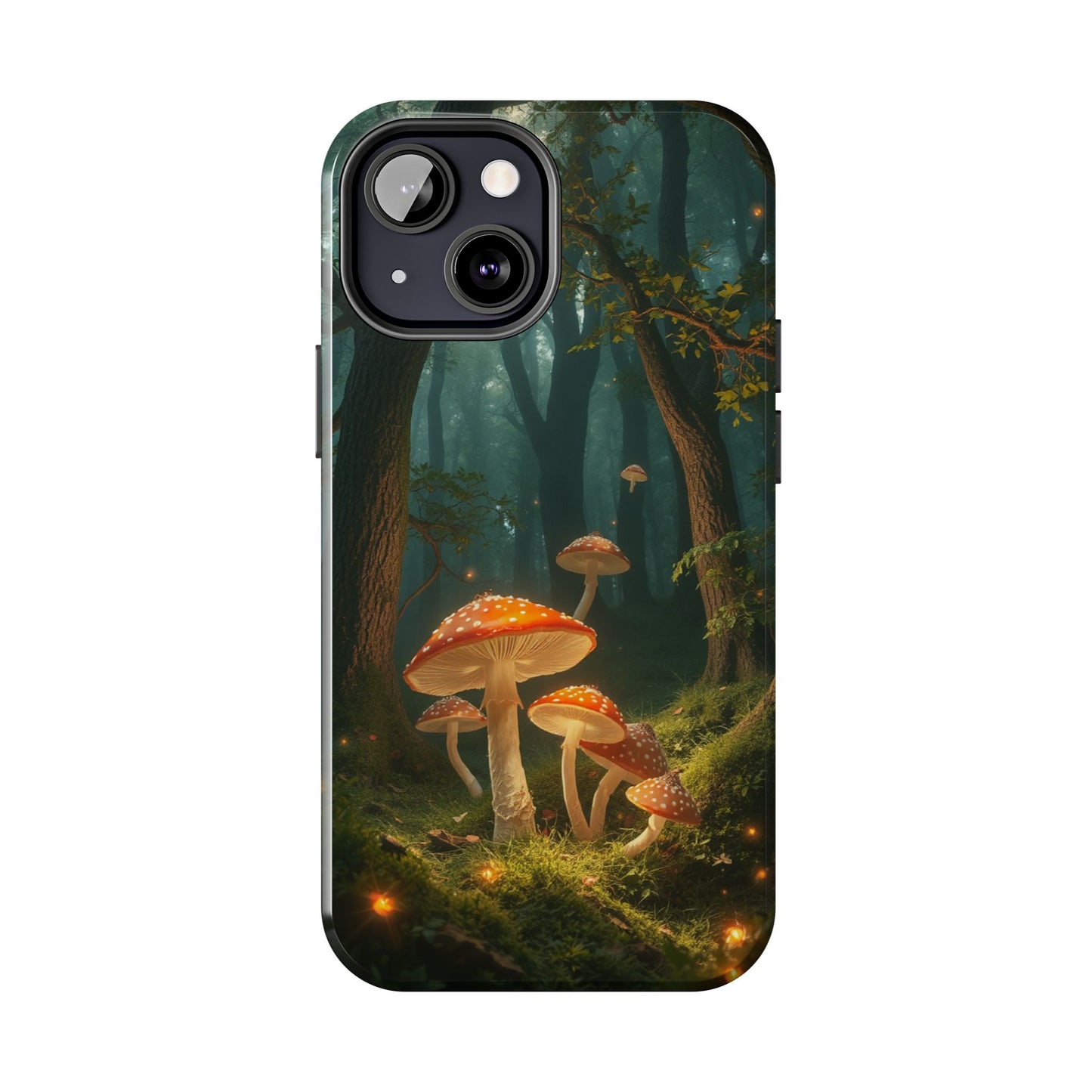 Whimsical Mushroom Tough Phone Case - Forest Fantasy Design