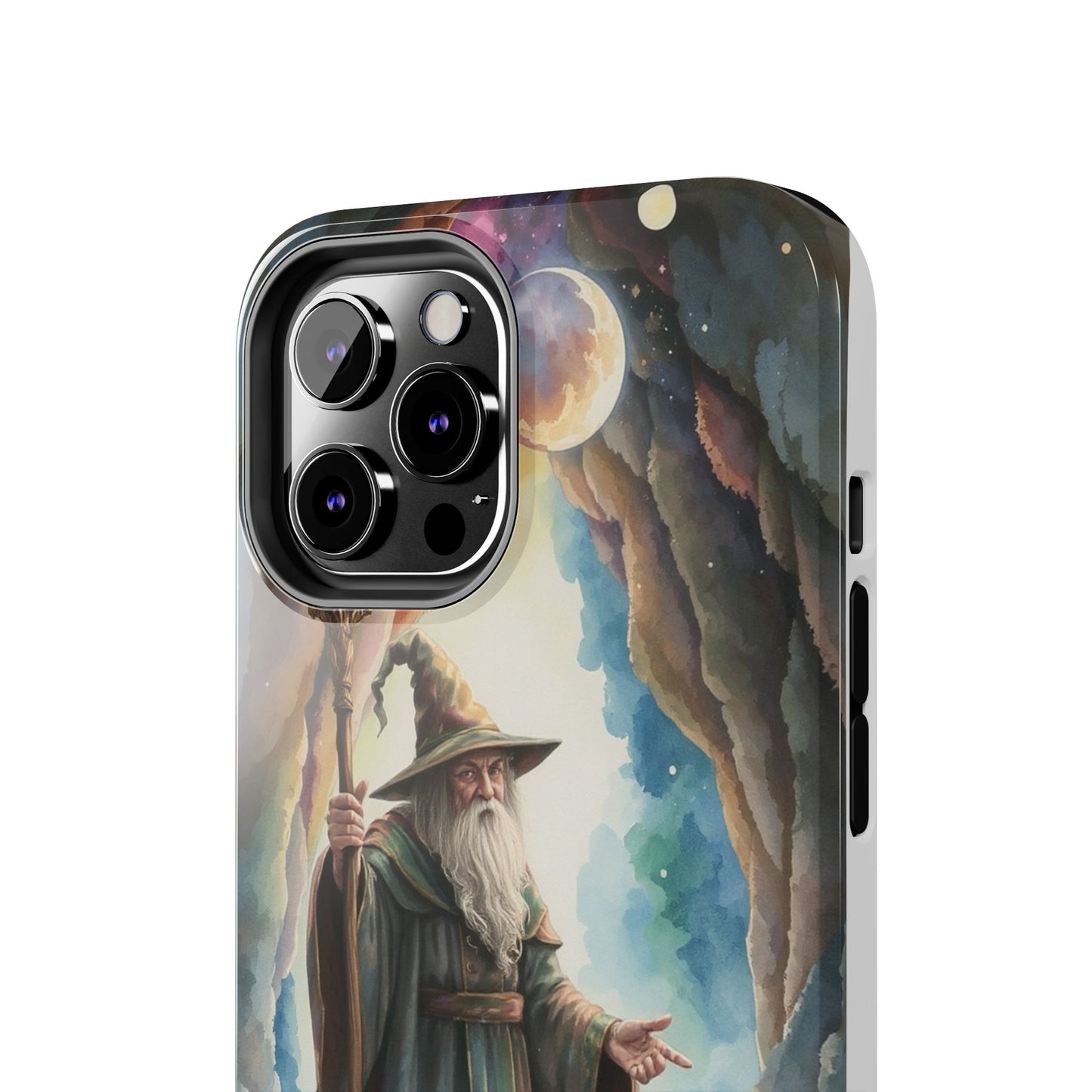 Magical Wizard Phone Case - Tough, Durable Phone Cover for Fantasy Lovers, Geek Gift, Unique Design, Celestial Phone Accessory