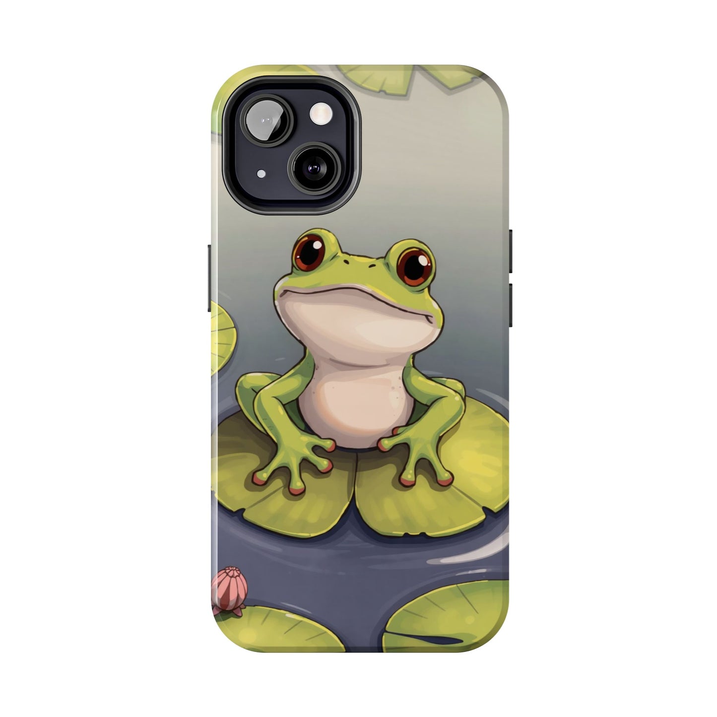 Cute Frog Tough Phone Case - Durable Protection with Nature Vibe