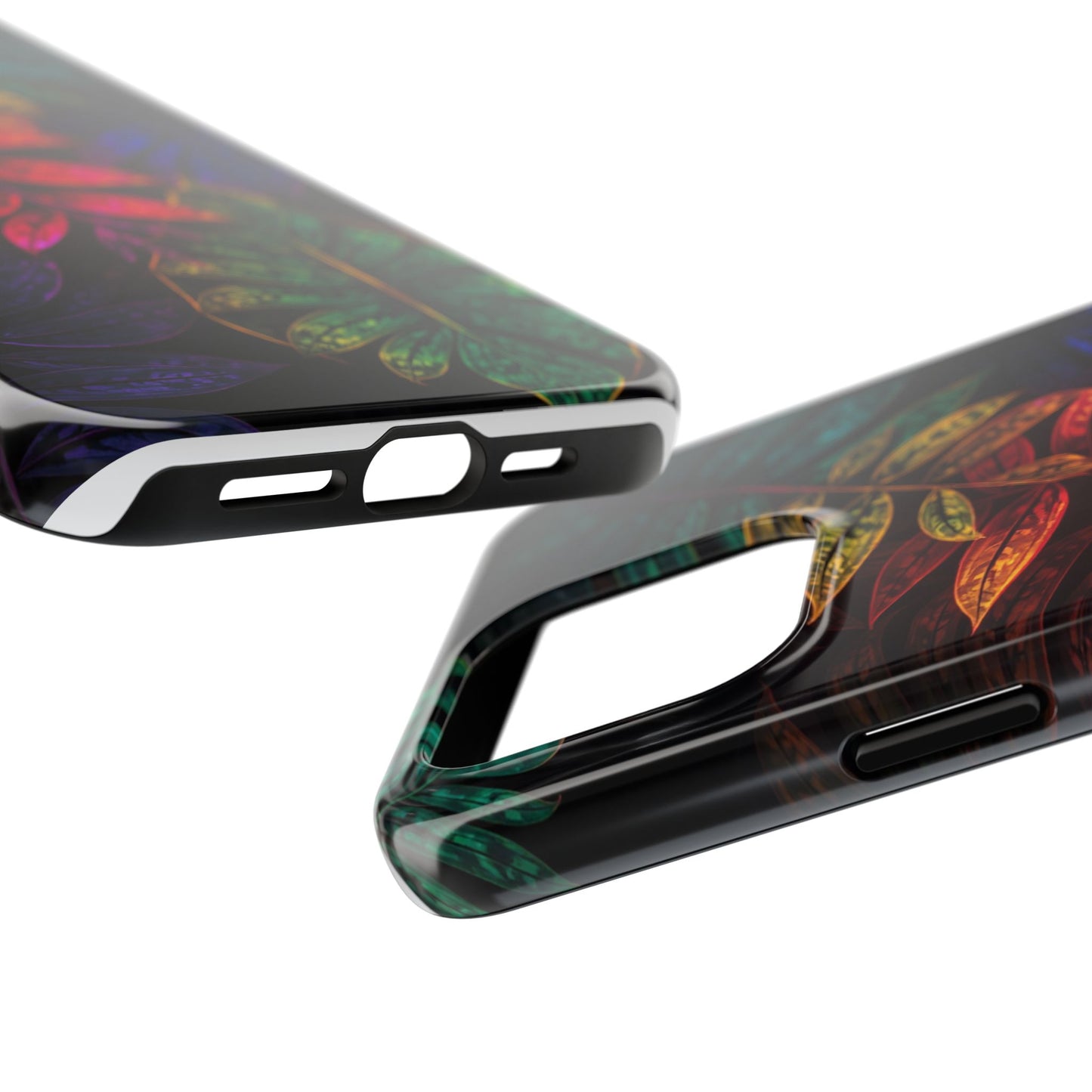 Vibrant Tropical Leaf Tough Phone Case