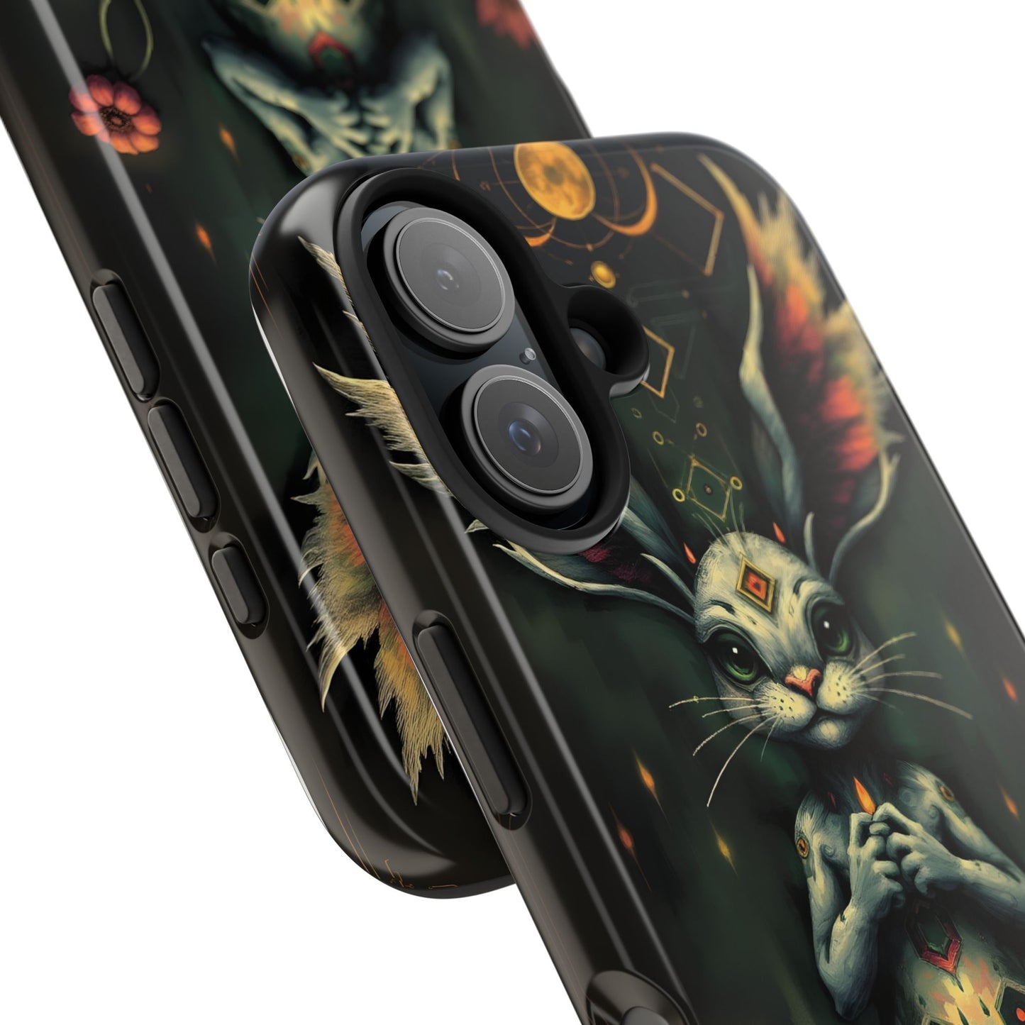 Artistic Rabbit Phone Cases - Unique and Durable Design of Mystical Bunny - for iPhone