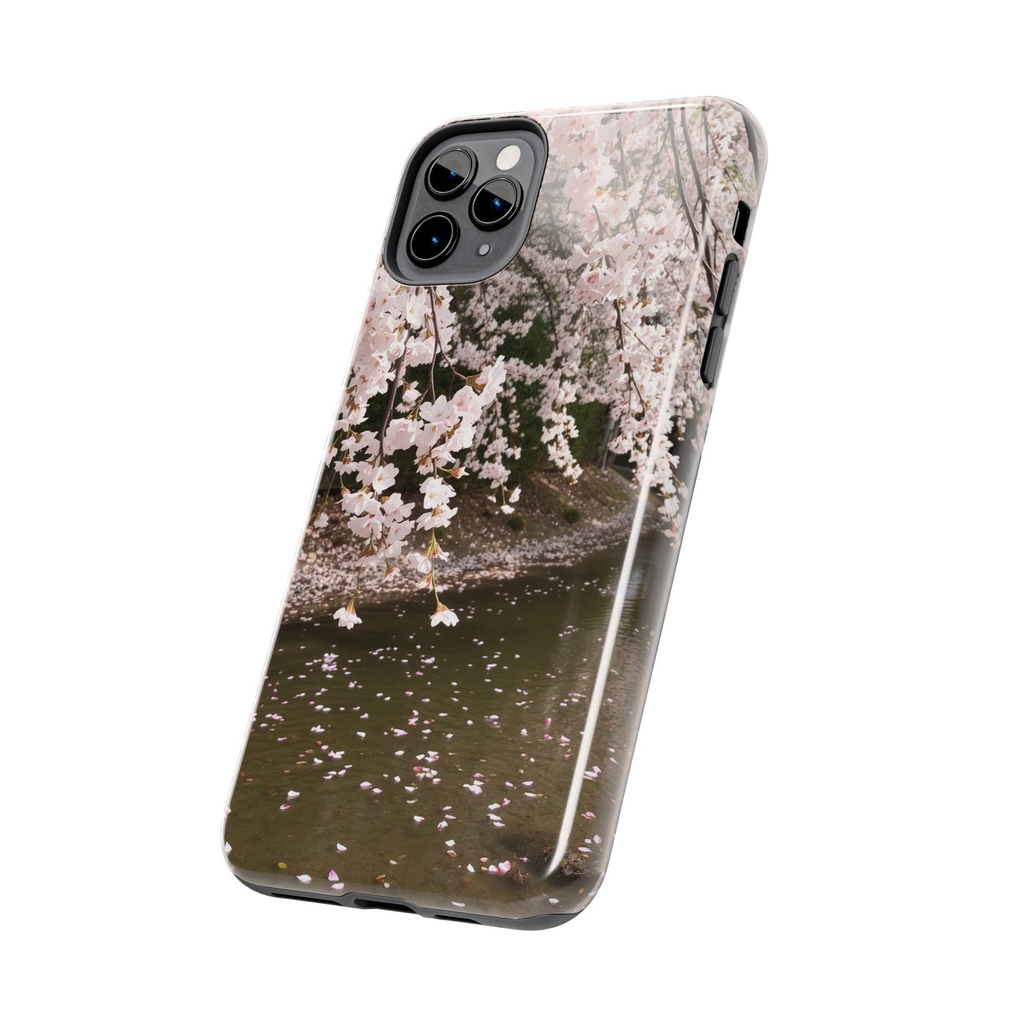 Cherry Blossom Tough Phone Cases - Durable Protection with Floral Serenity