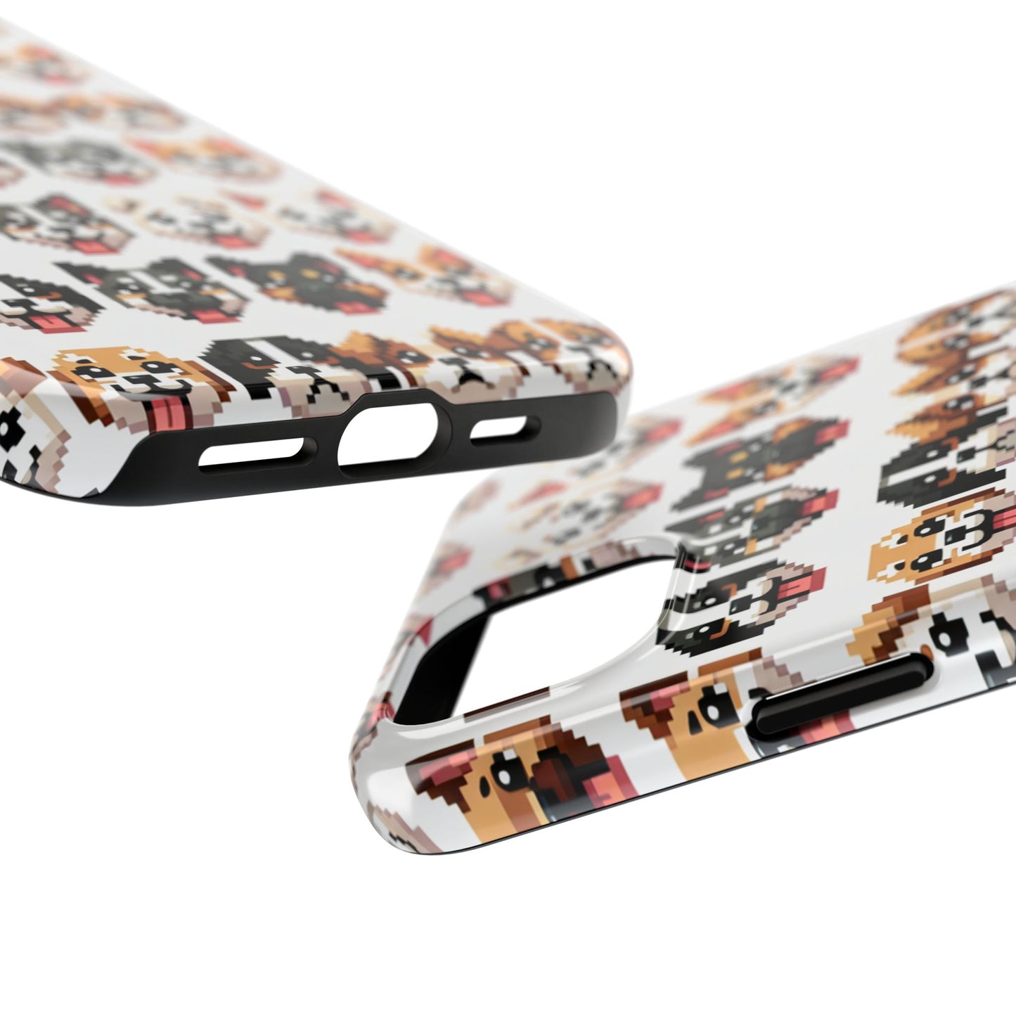 Pixelated Dog Breed Tough Phone Case - Cute, Durable Protection for Pet Lovers - for iPhone