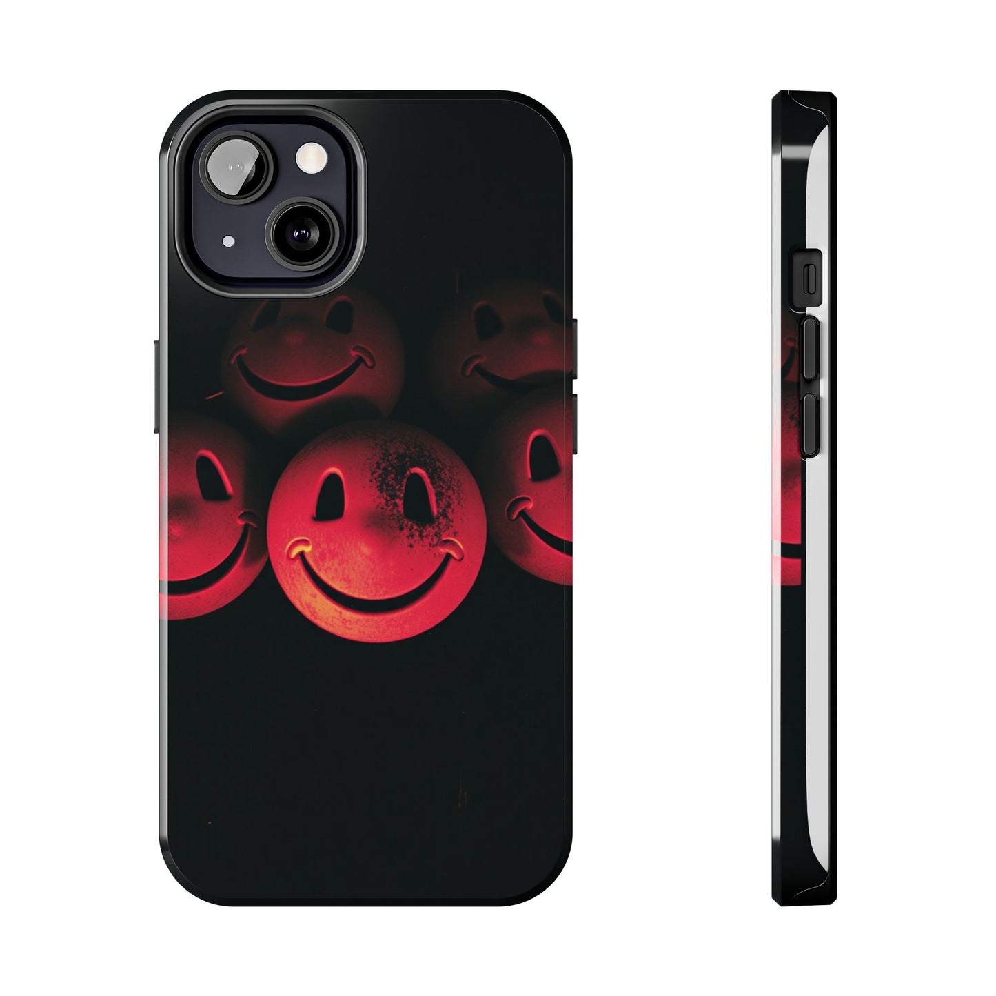 Smiley Face Tough Phone Case - Durable Protection with Fun Design