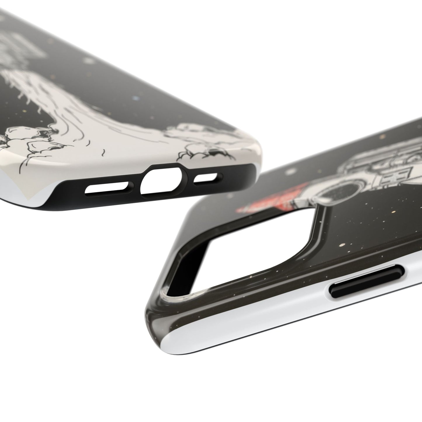 Cool Tough Phone Case for iPhone - Astro-Rocket Bond