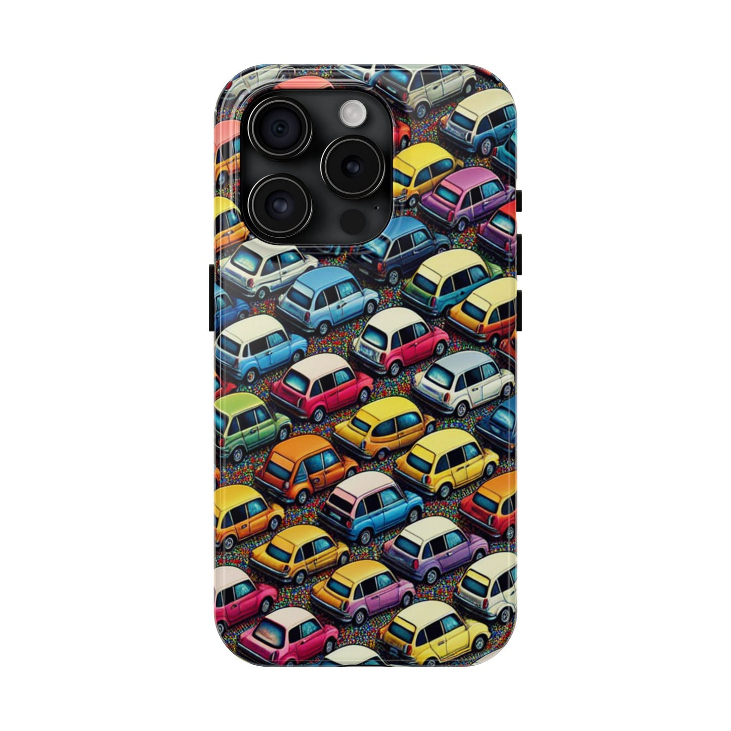 Car Phone Case - City Traffic Pattern Design - for iPhone