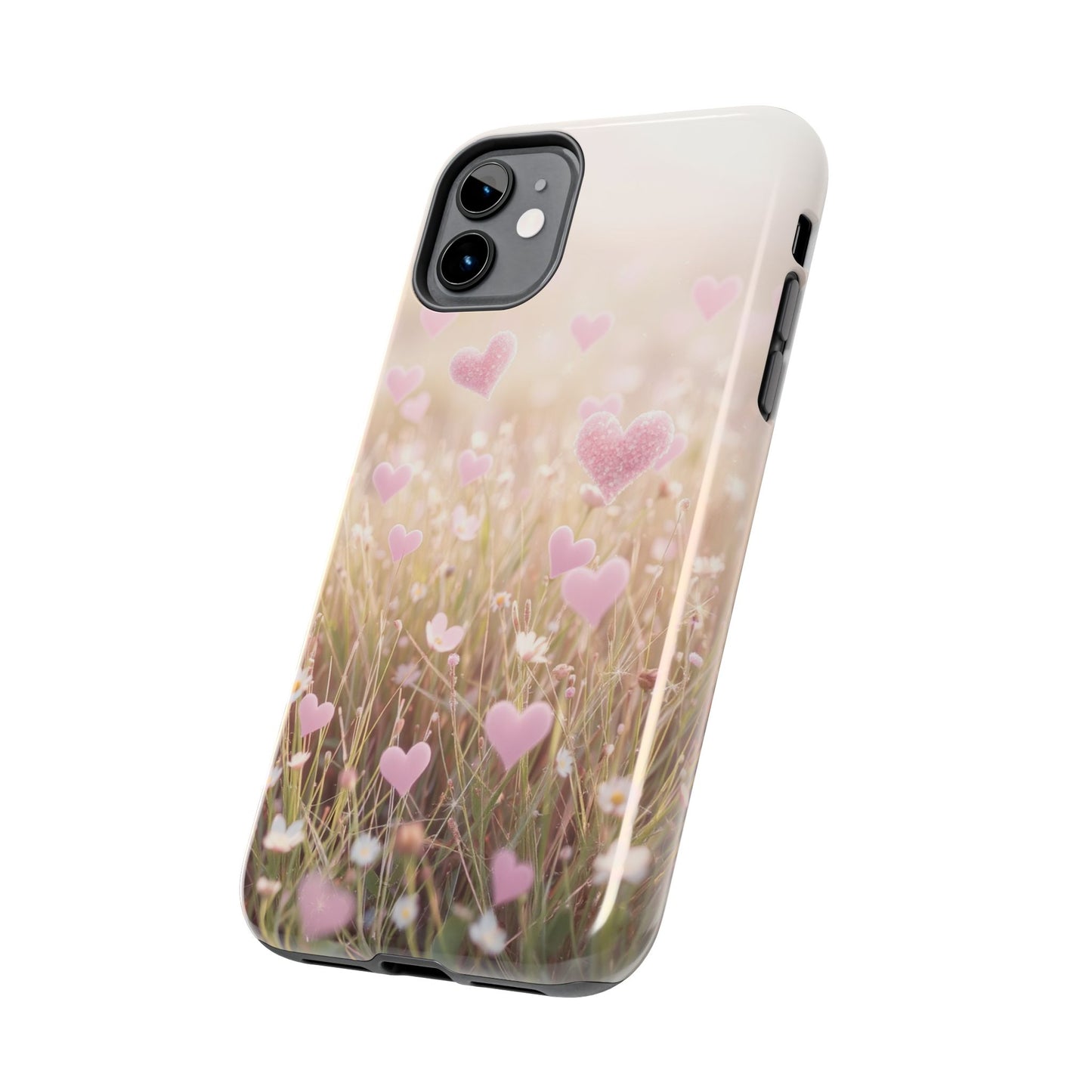 Romantic Hearts Tough Phone Case - Perfect for Lovers and Celebrations