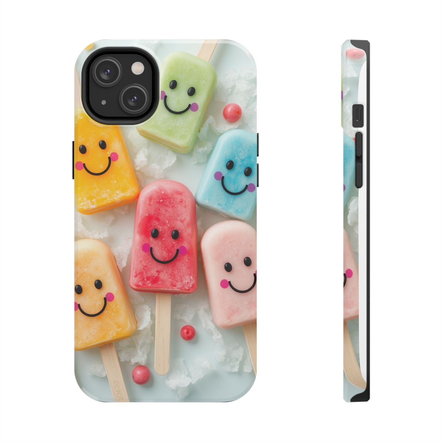 Cute Smile Popsicle Tough Phone Case - Fun Protection for Your Device