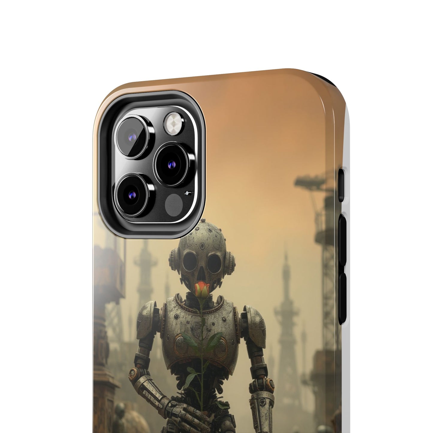 Robotic Sentinel Tough Phone Case - Durable Protector for Sci-Fi Lovers