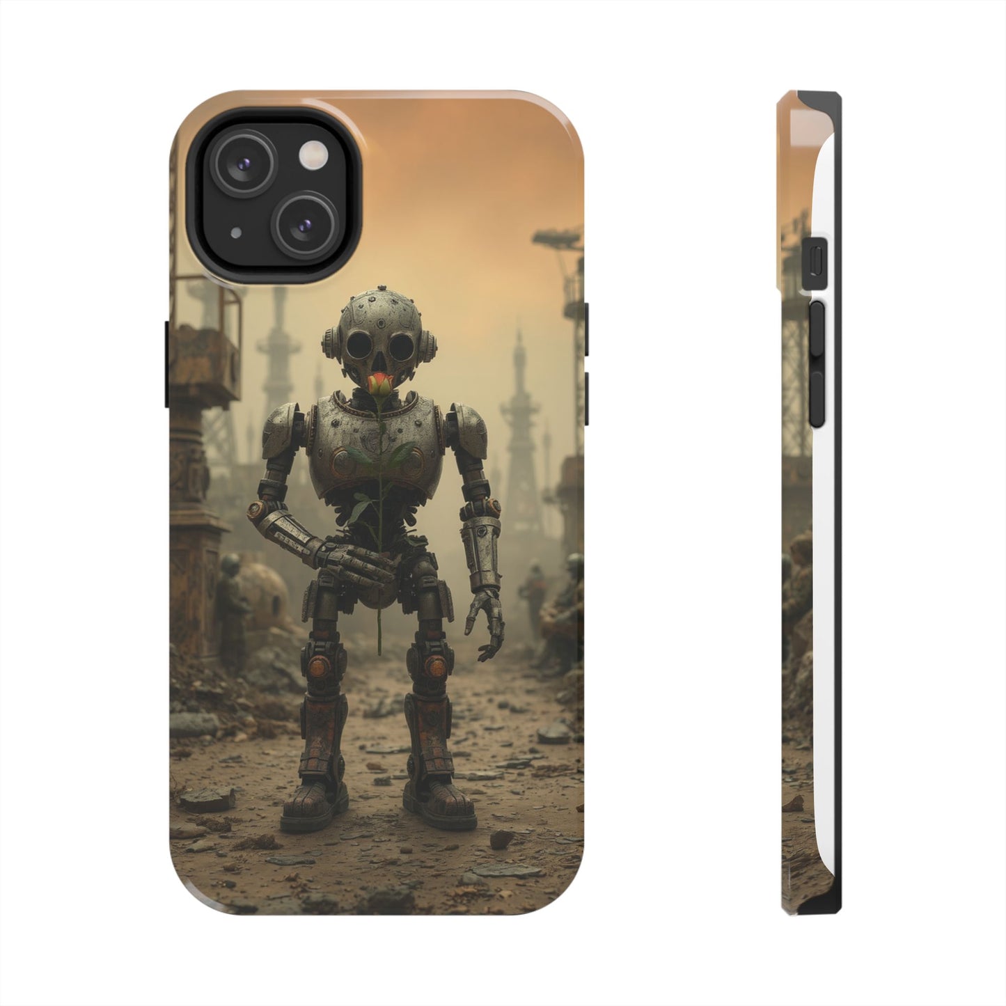 Robotic Sentinel Tough Phone Case - Durable Protector for Sci-Fi Lovers