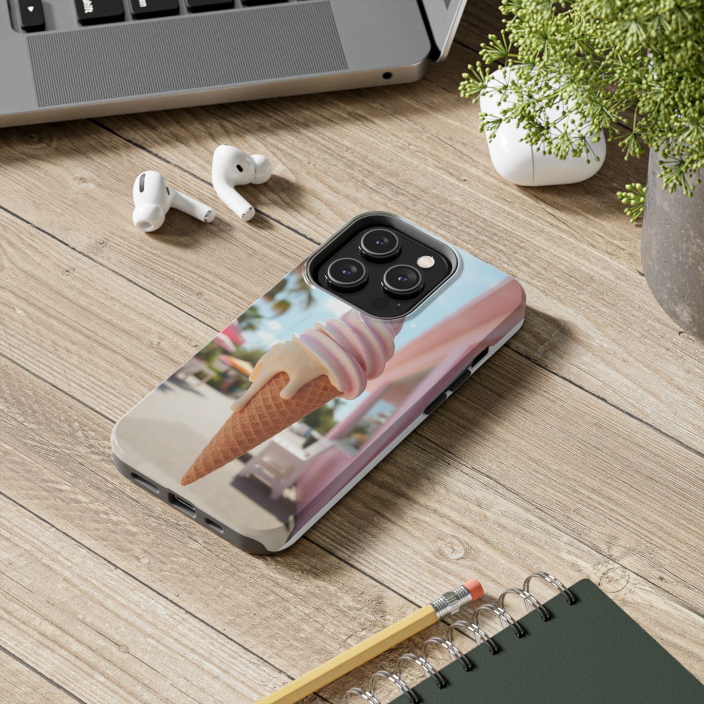 Ice Cream Cone Phone Case – Tough and Stylish Protection