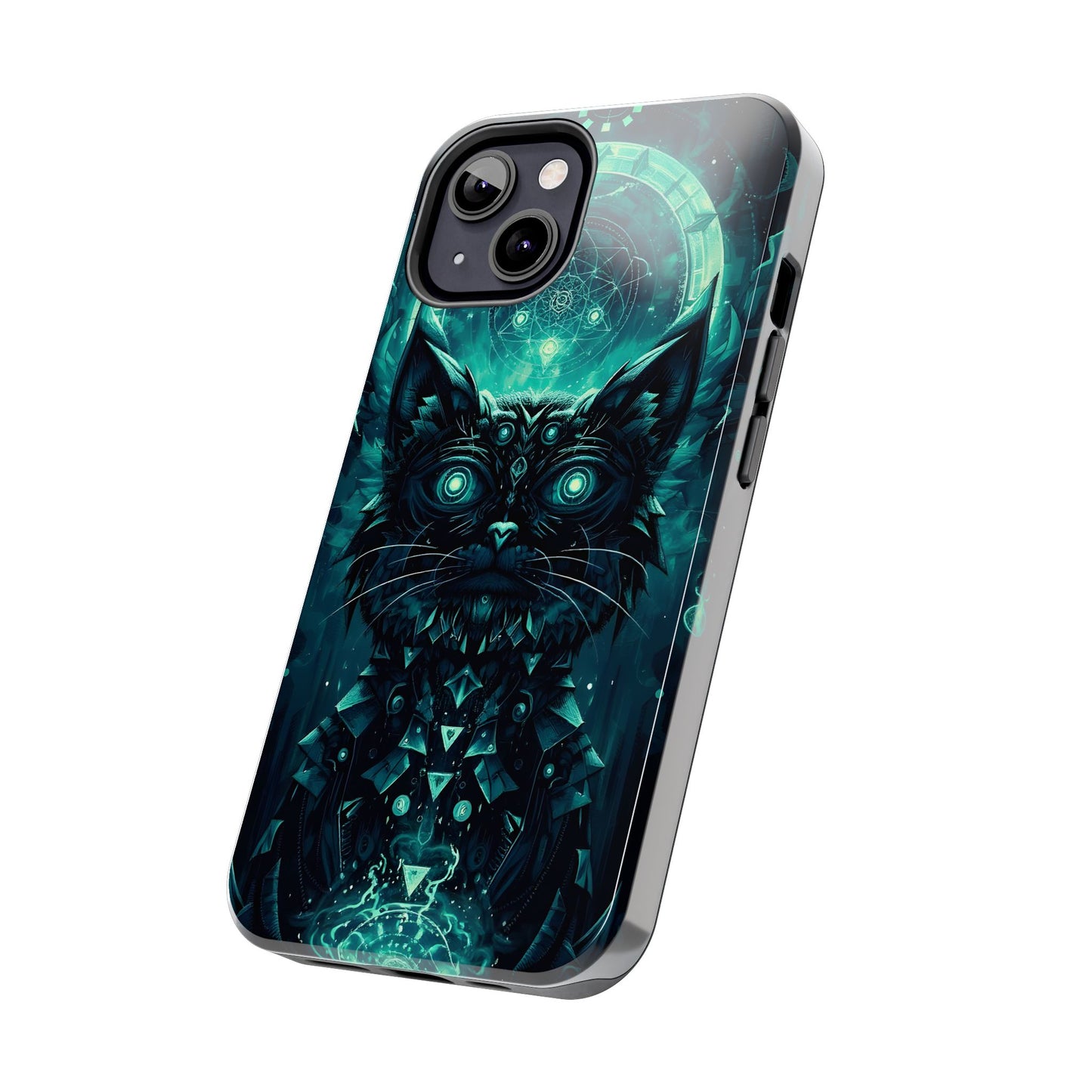 Mystical Dark Cat Phone Case - Tough Protective Cover for Cat Lovers - for iPhone