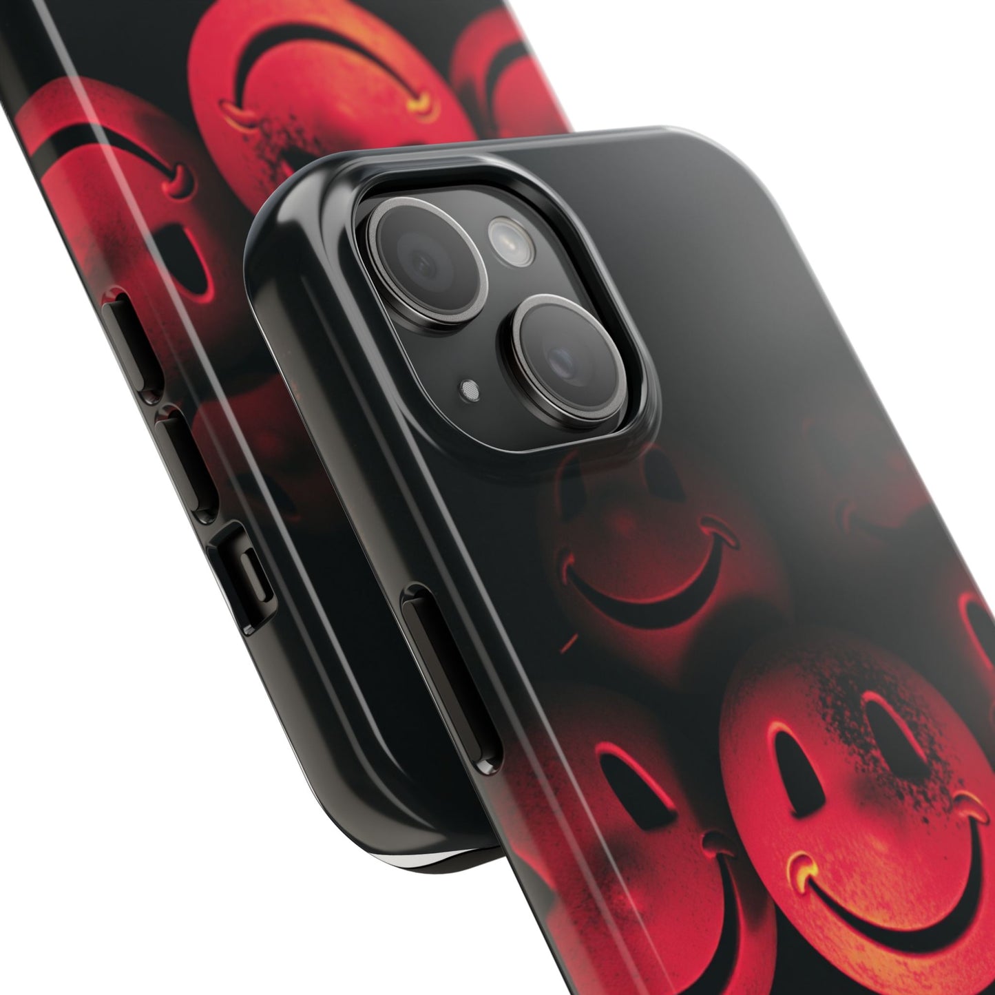 Smiley Face Tough Phone Case - Durable Protection with Fun Design
