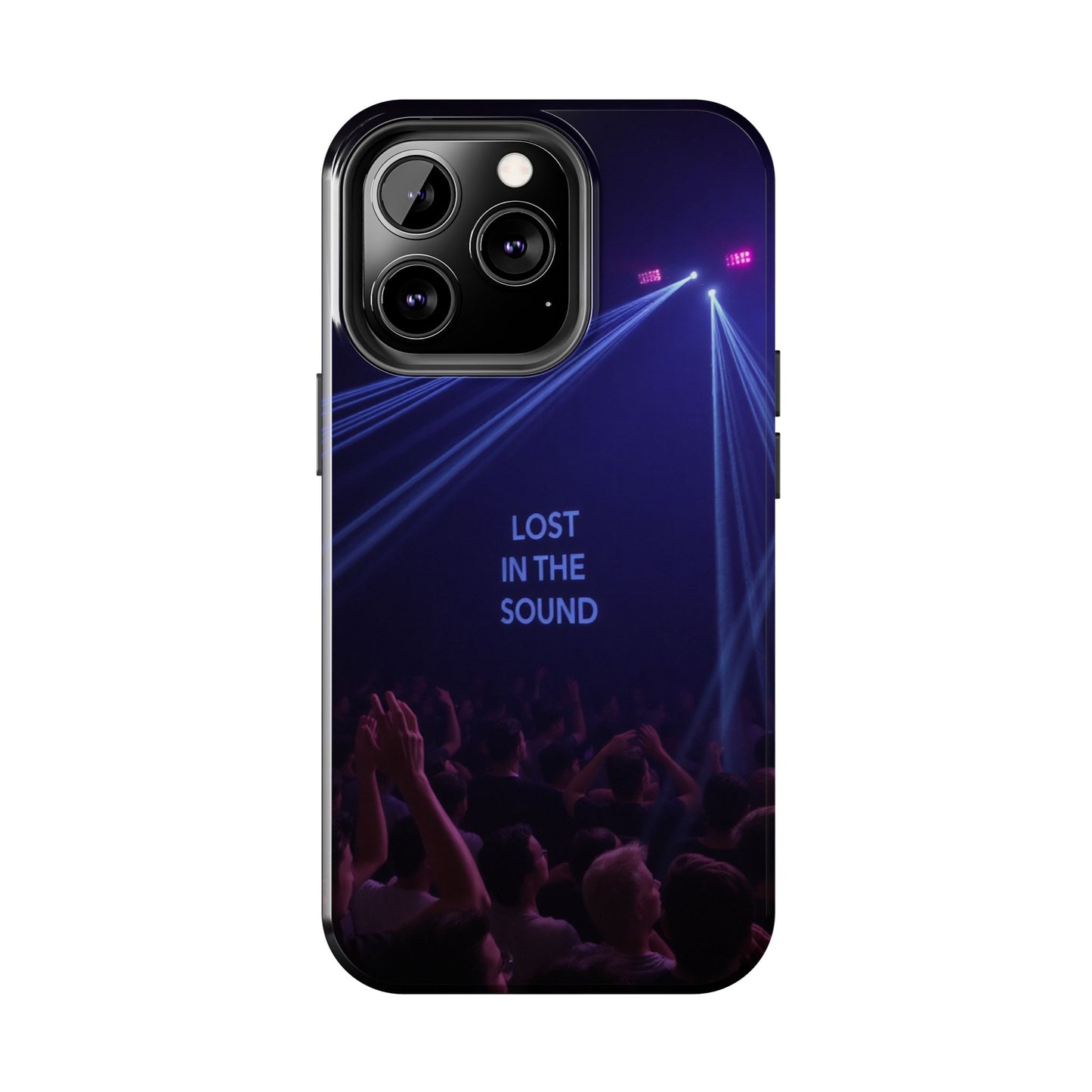 Vibrant Tough Phone Case - 'Lost in the Sound' Design for Music Lovers