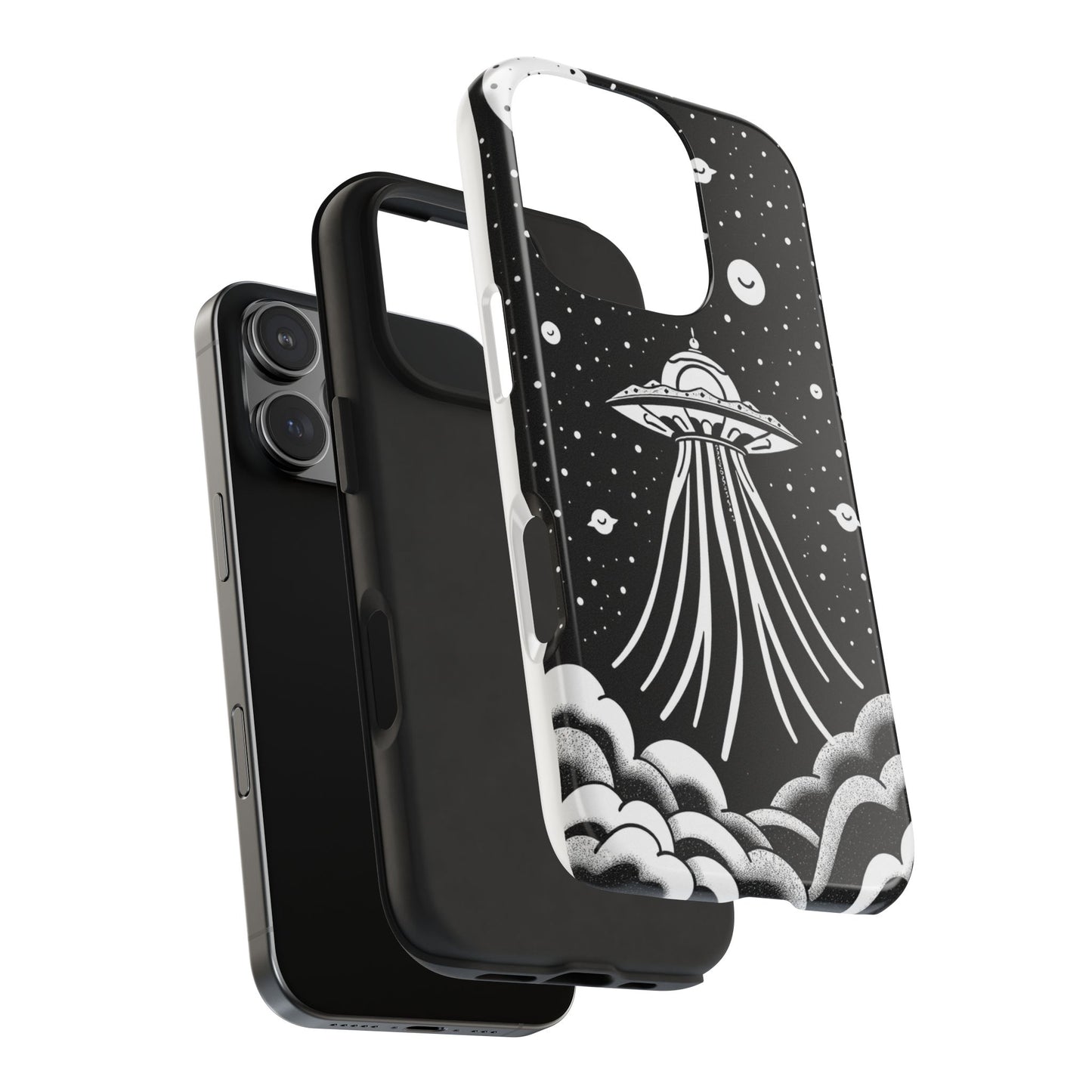 Galaxy UFO Tough Phone Case - Durable Protection with Unique Space Design