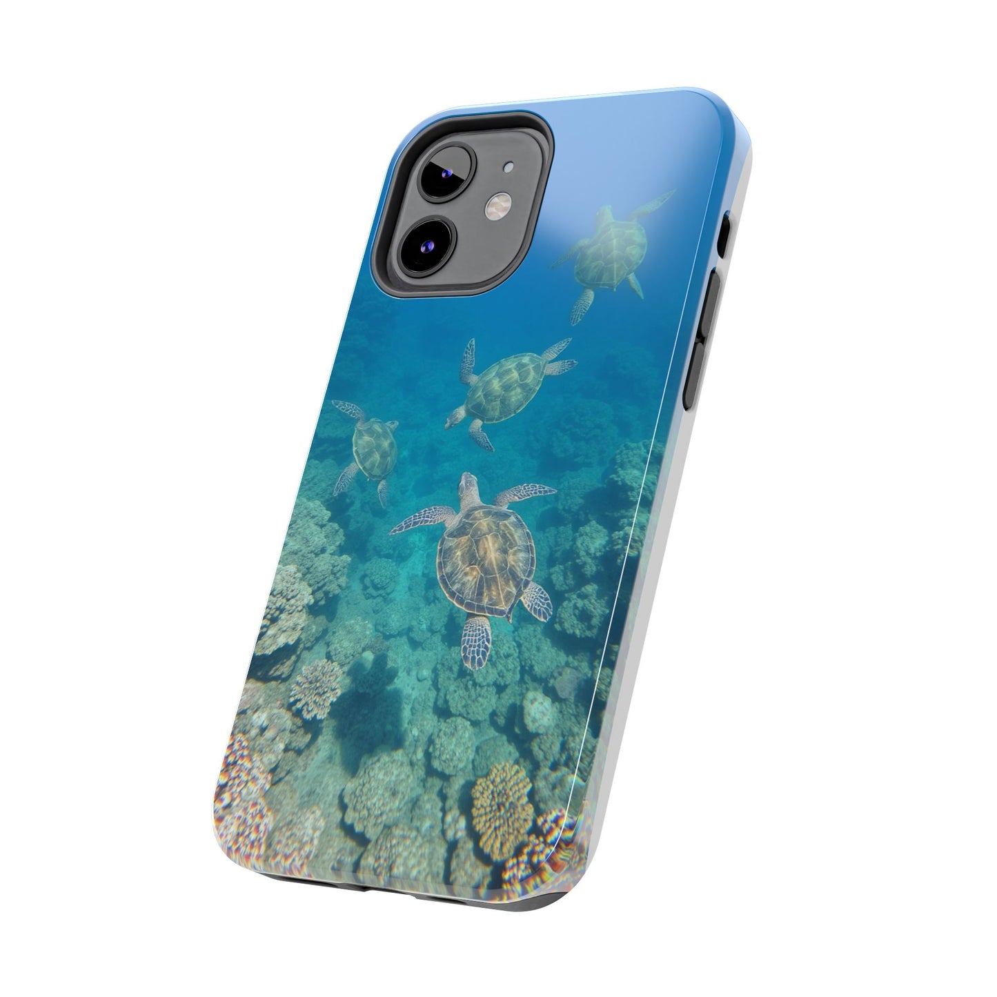 Ocean Turtle Tough Phone Cases - Durable Protection with Marine Art