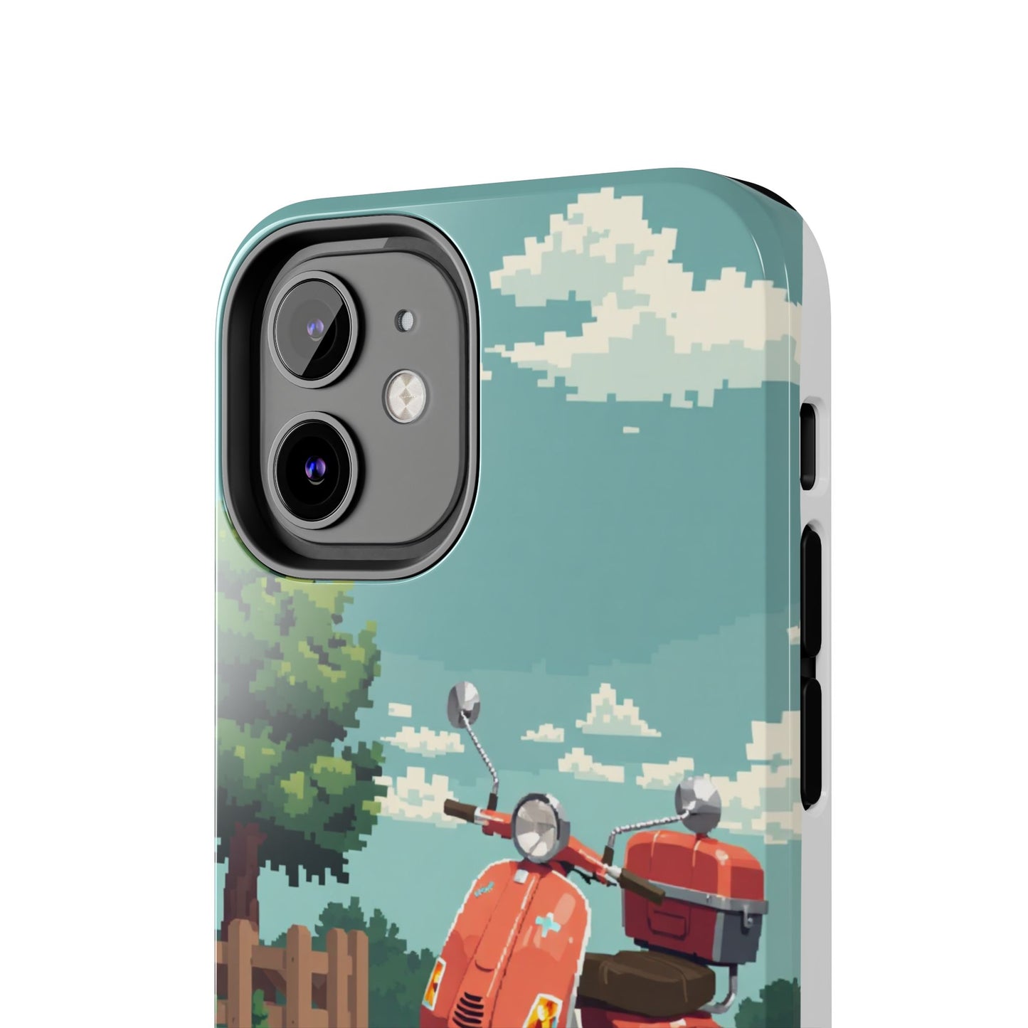 Retro Scooter Phone Case - Tough & Stylish Protection