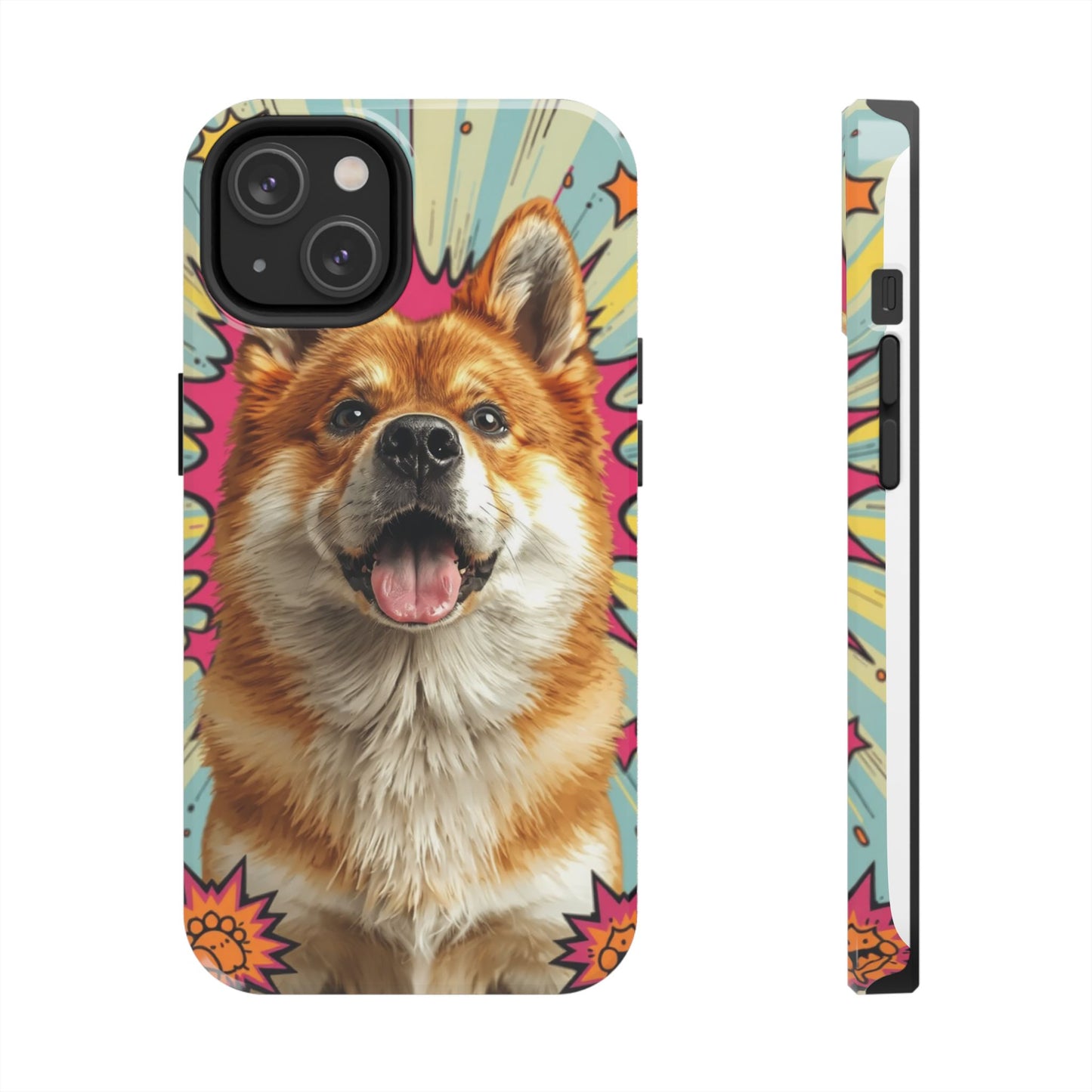Playful Dog Tough Phone Case - Durable & Stylish Pet Lover Gift