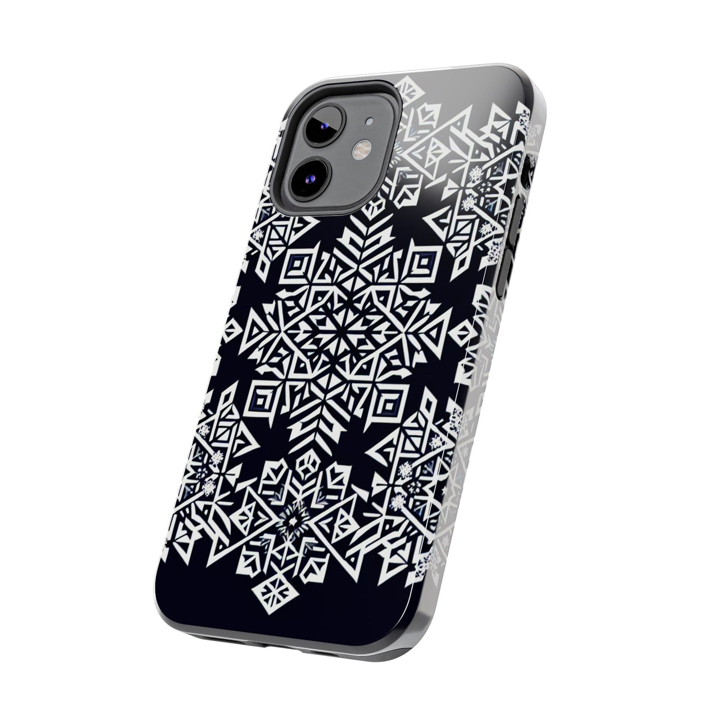 Winter Wonderland Tough Phone Case - Digital Snowflake - for iPhone