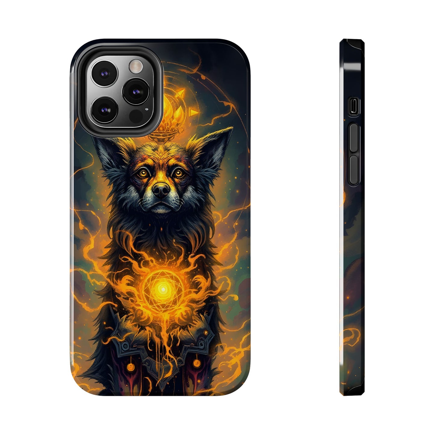 Mystical Dog of Light - Tough Phone Case - Durable Protection with Inspired Artwork - for iPhone