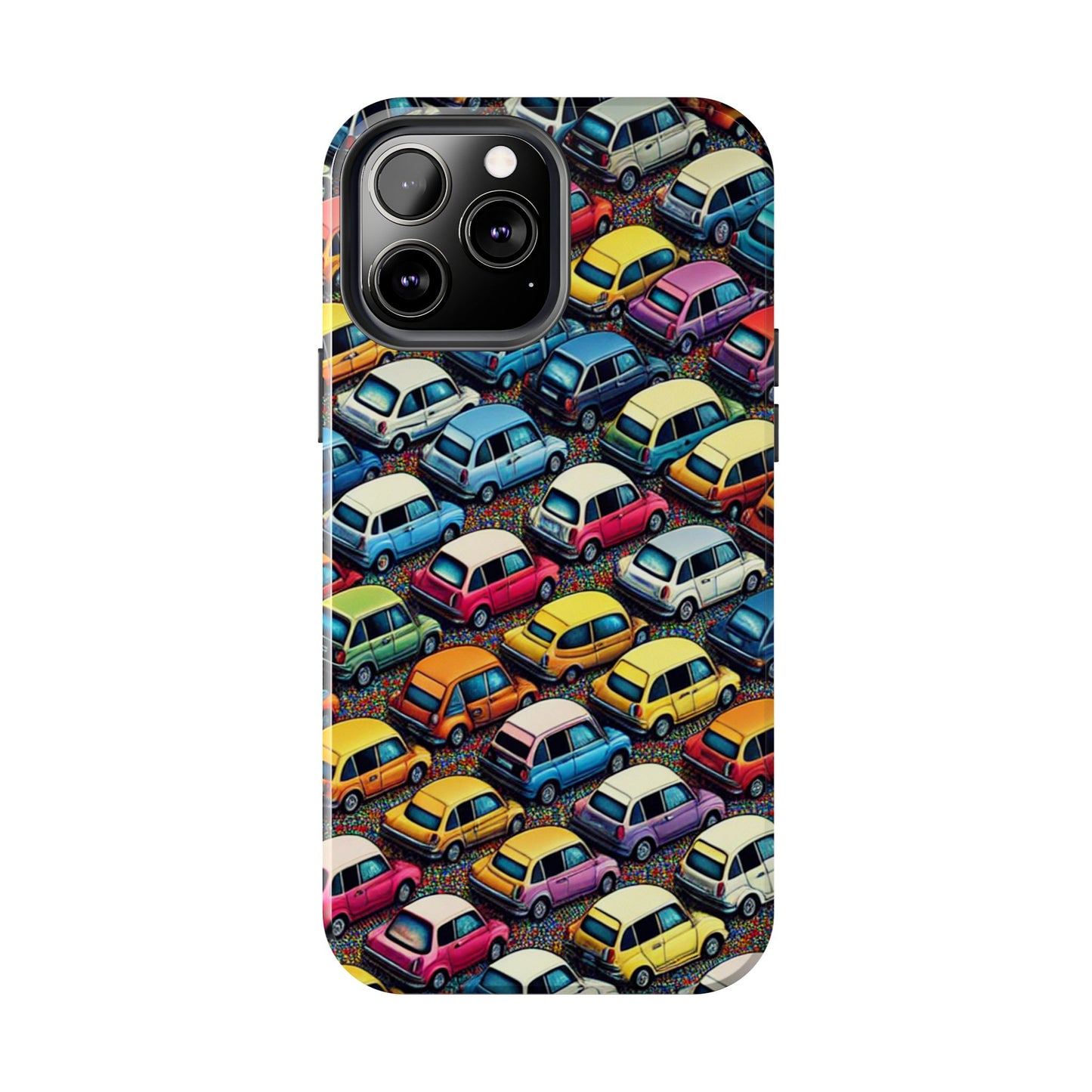 Car Phone Case - City Traffic Pattern Design - for iPhone