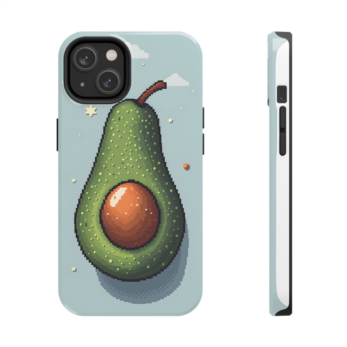 Pixel Avocado Tough Phone Case - Perfect for Foodies & Nature Lovers - for iPhone