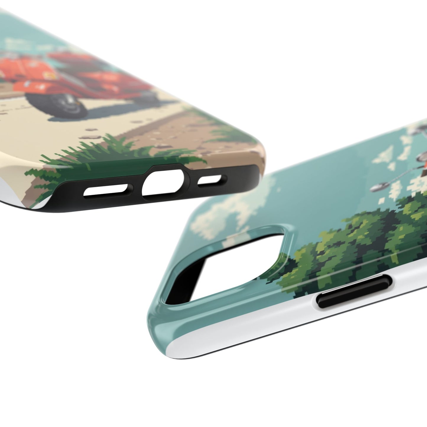 Retro Scooter Phone Case - Tough & Stylish Protection