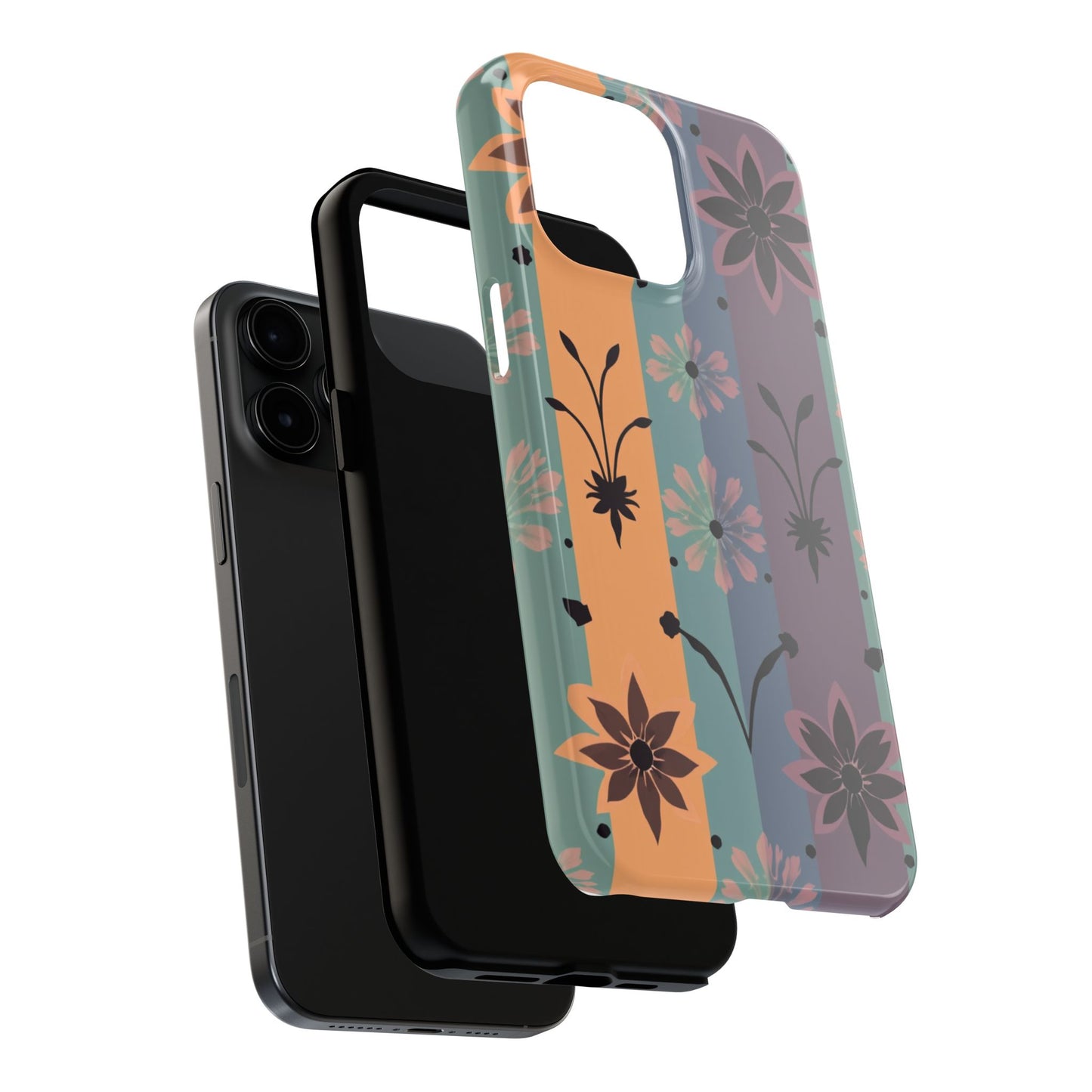 Boho Floral Tough Phone Cases - Durable & Stylish Protection - for iPhone