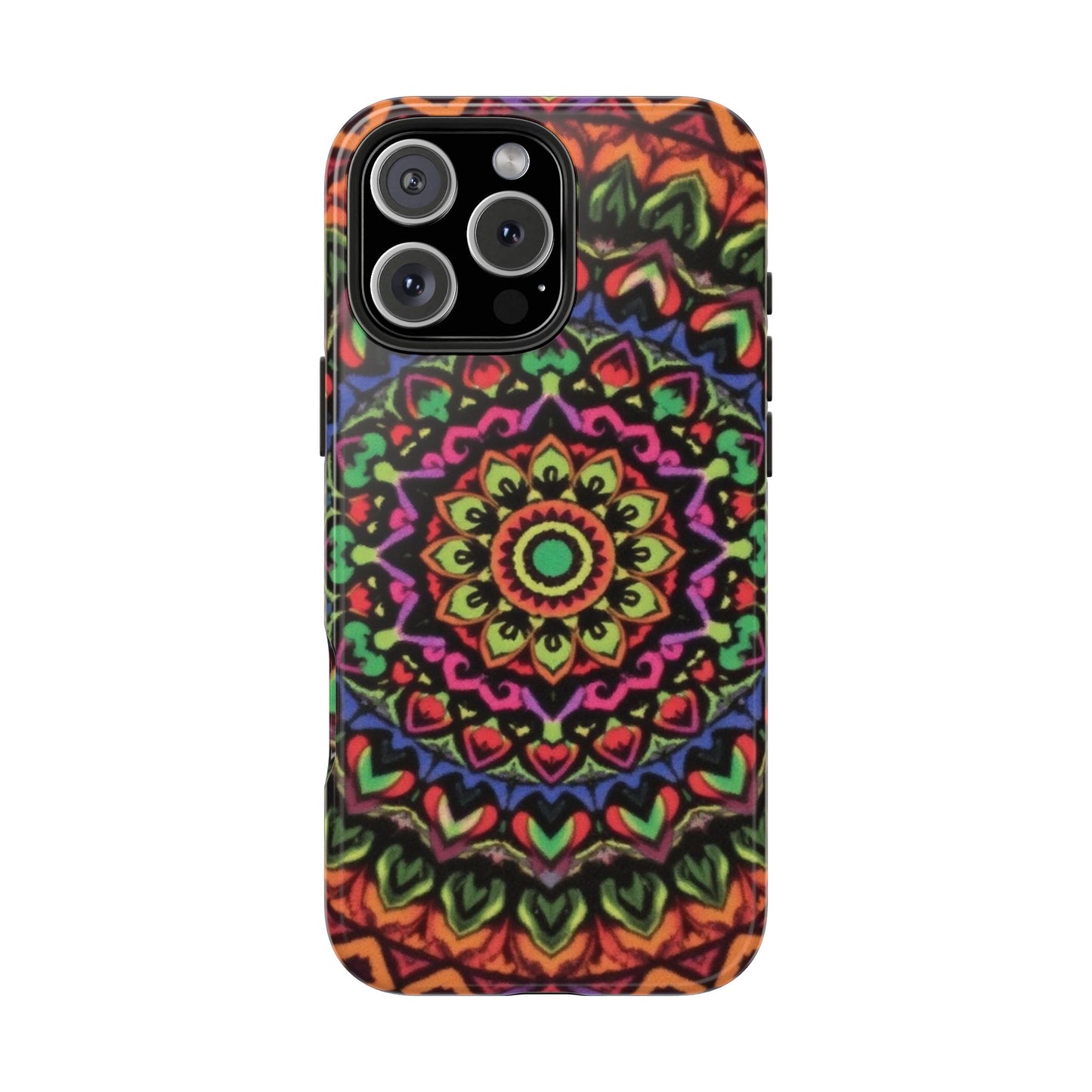 Colorful Mandala Tough Phone Case - Vibrant Designs for Trendy Protection - for iPhone