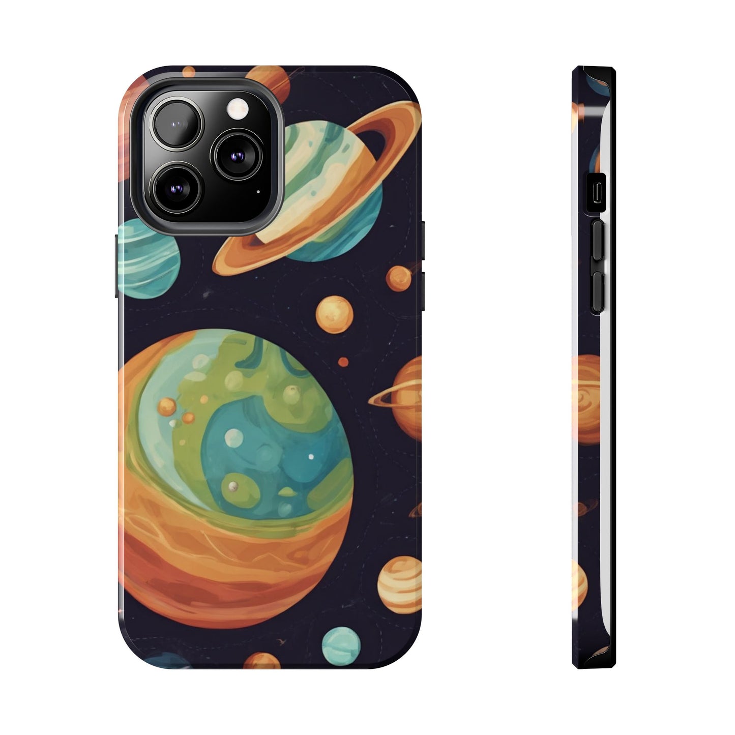 Cosmic Planet Phone Case - Durable Tough Protector for Space Lovers - for iPhone