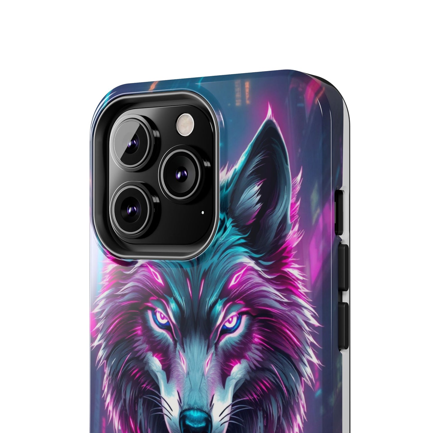 Fierce Wolf Phone Case - Tough & Vibrant Design for Animal Lovers