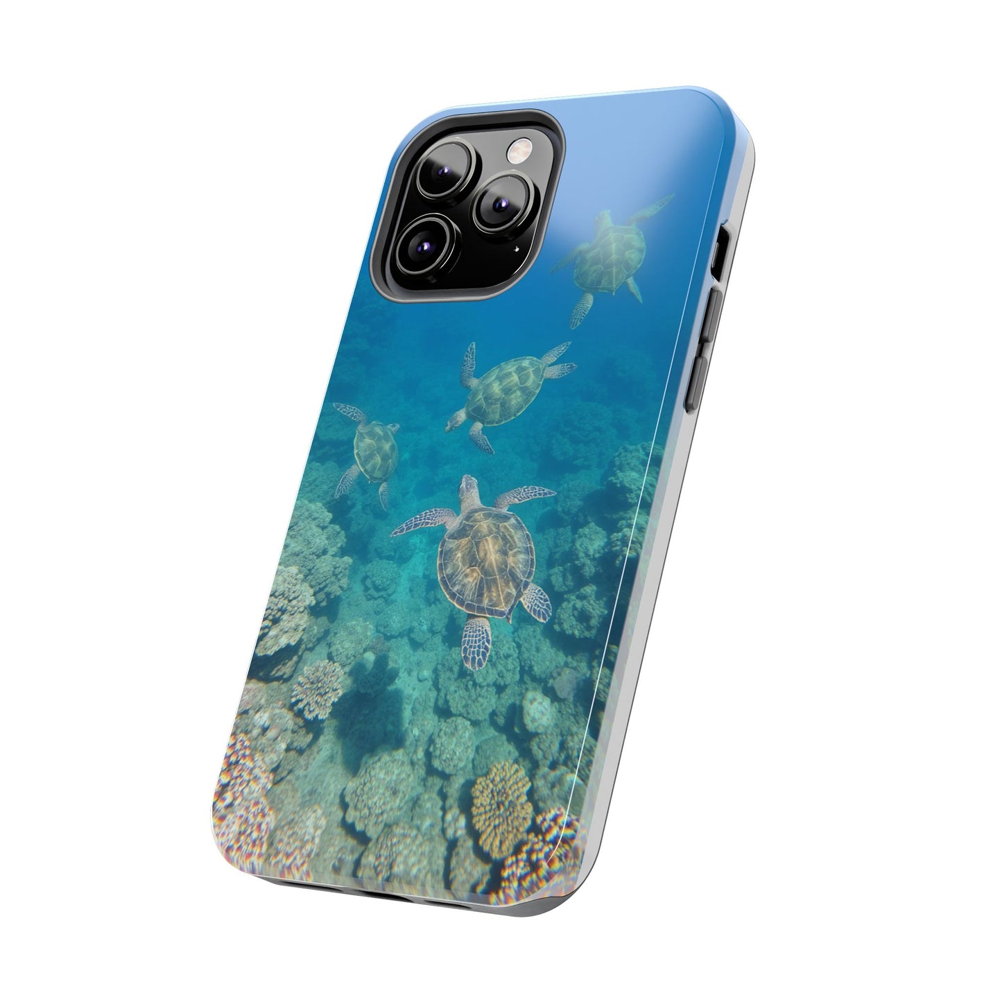 Ocean Turtle Tough Phone Cases - Durable Protection with Marine Art