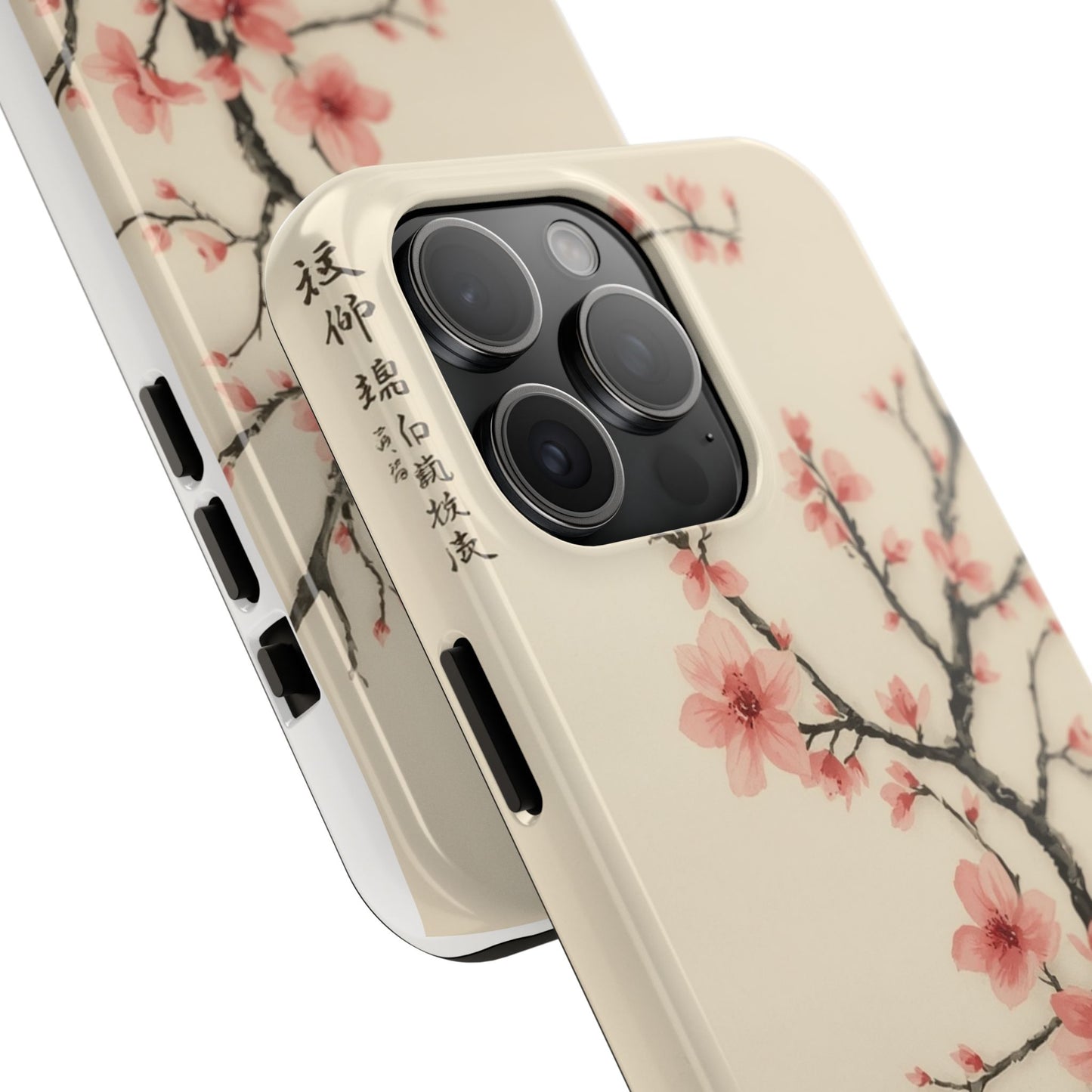 Cherry Blossom Tough Phone Case - Stylish Protection for Nature Lovers