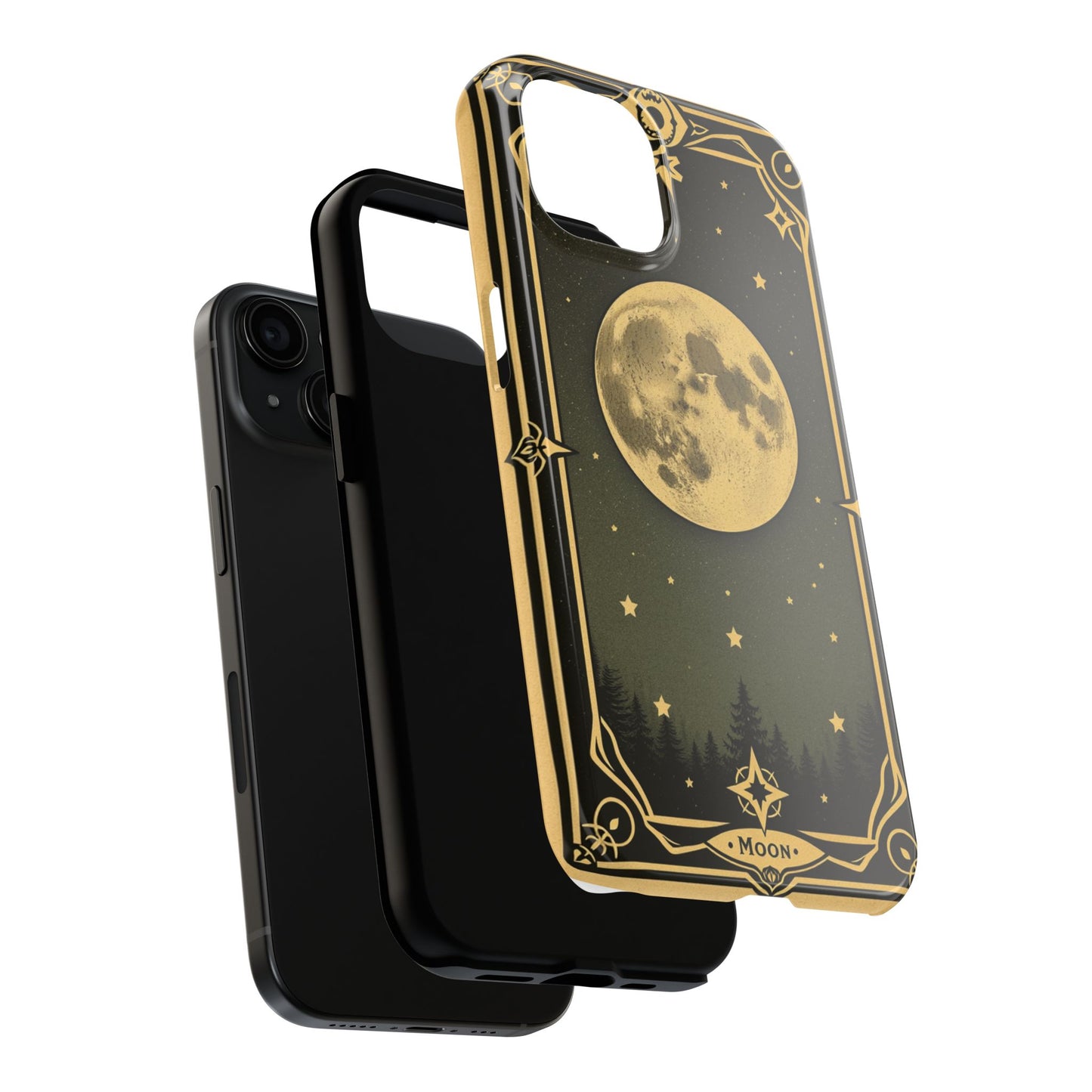 Celestial Moon Phone Case - Tough & Stylish for Star Lovers