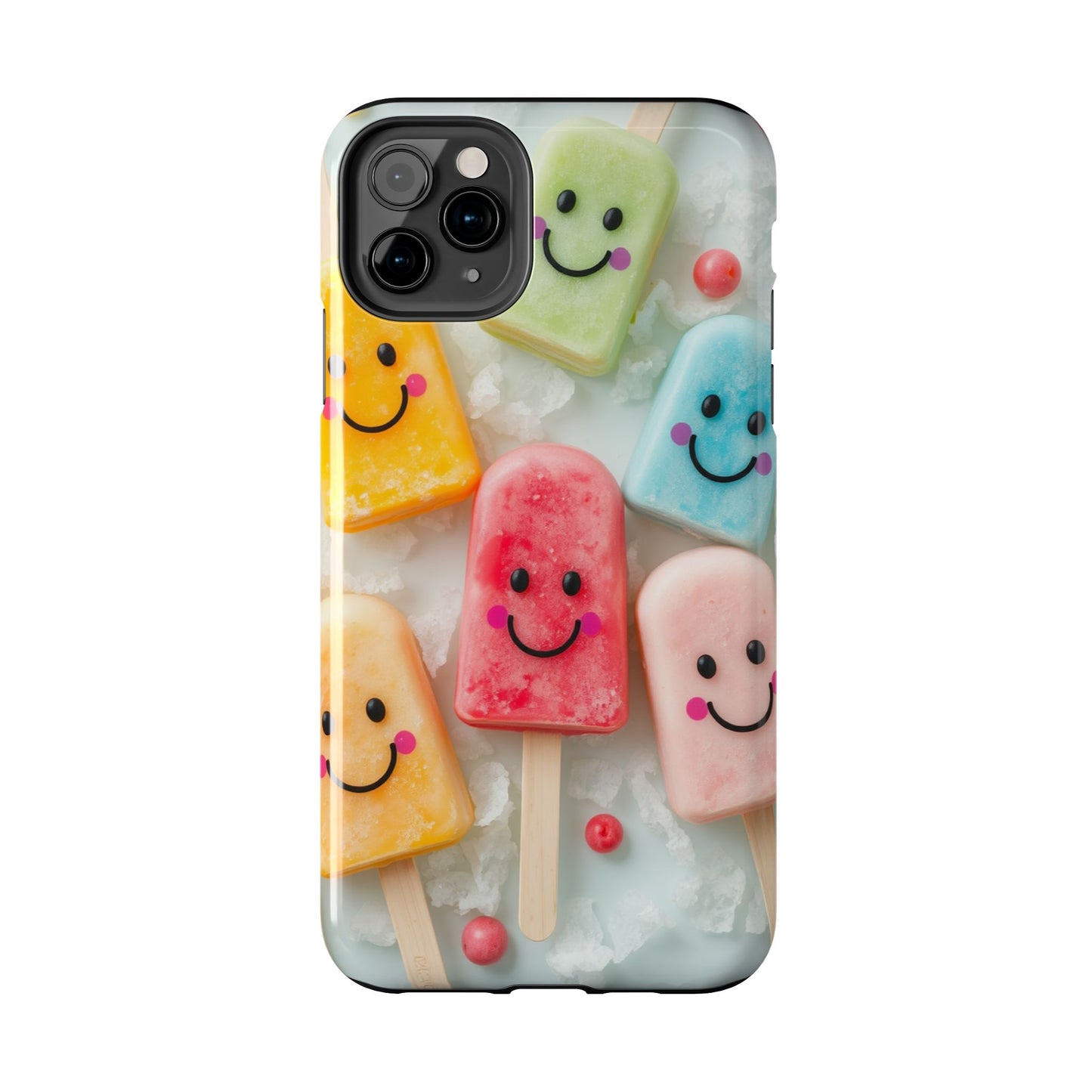 Cute Smile Popsicle Tough Phone Case - Fun Protection for Your Device
