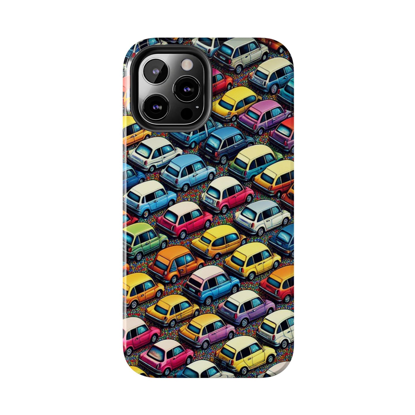 Car Phone Case - City Traffic Pattern Design - for iPhone