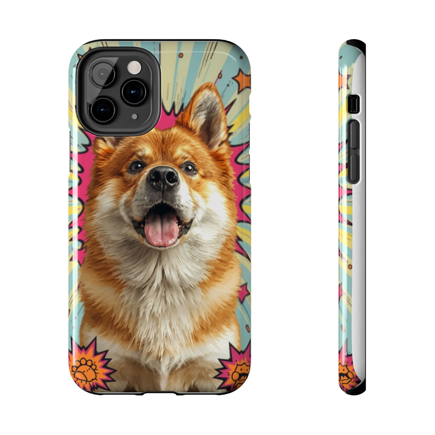 Playful Dog Tough Phone Case - Durable & Stylish Pet Lover Gift