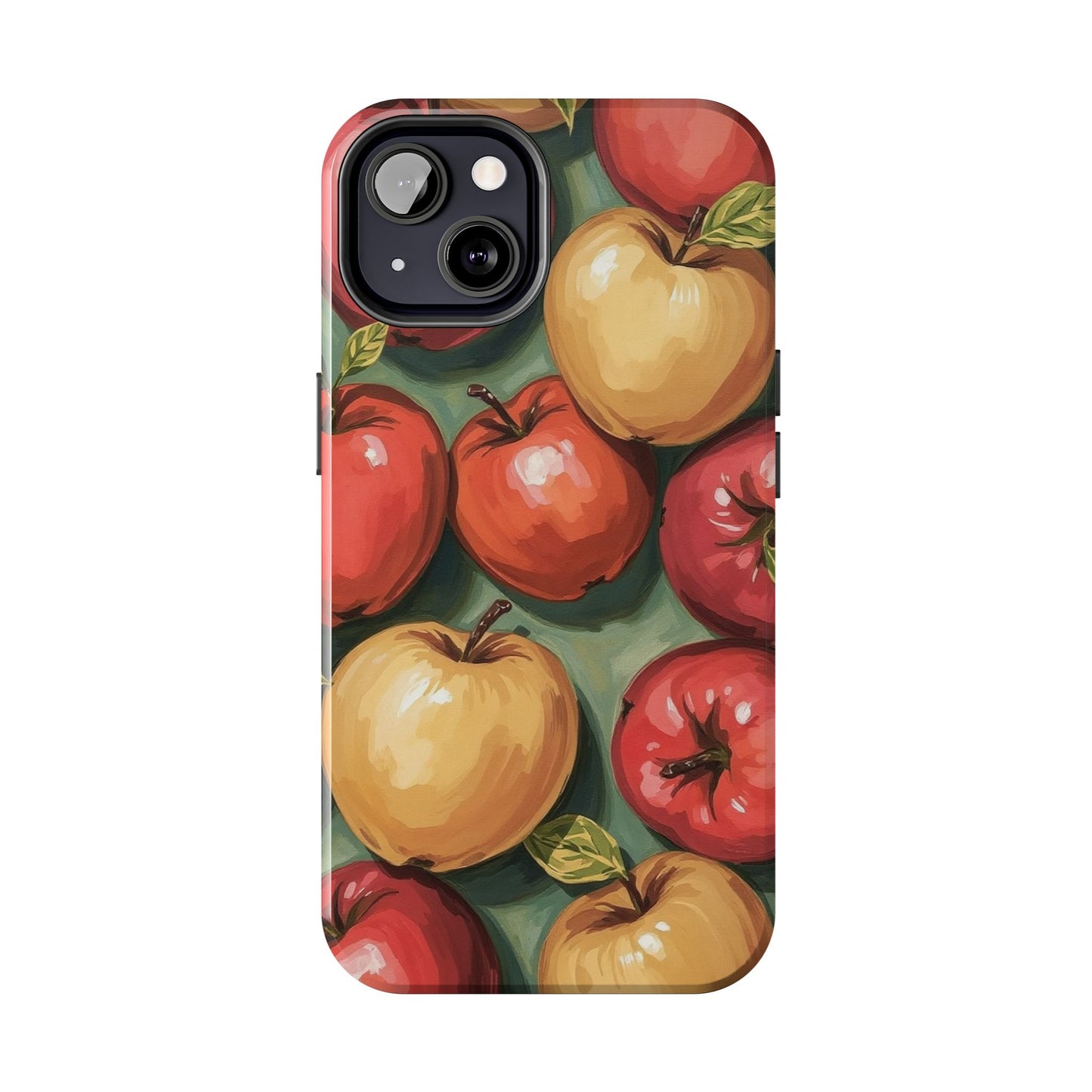 Colorful Painted Apples Art Tough Phone Case - Durable & Stylish Protection - for iPhone