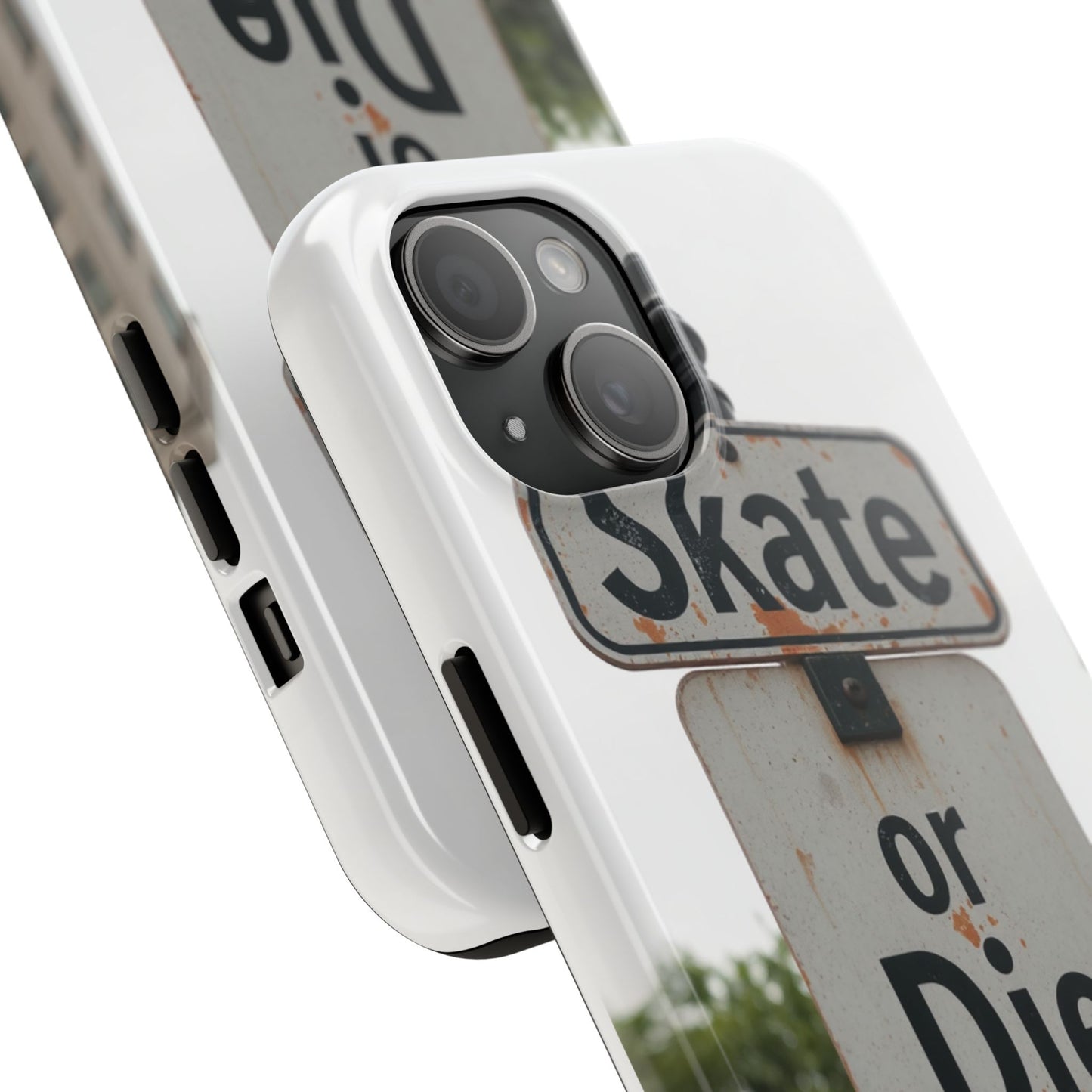 Skate or Die Tough Phone Case - Durable Protection for Skaters