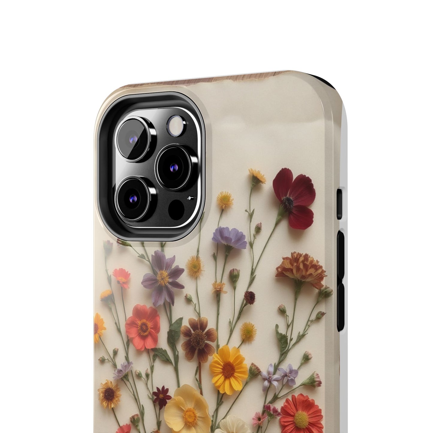 Floral Tough Phone Case - Durable Protection with Nature-Inspired Design