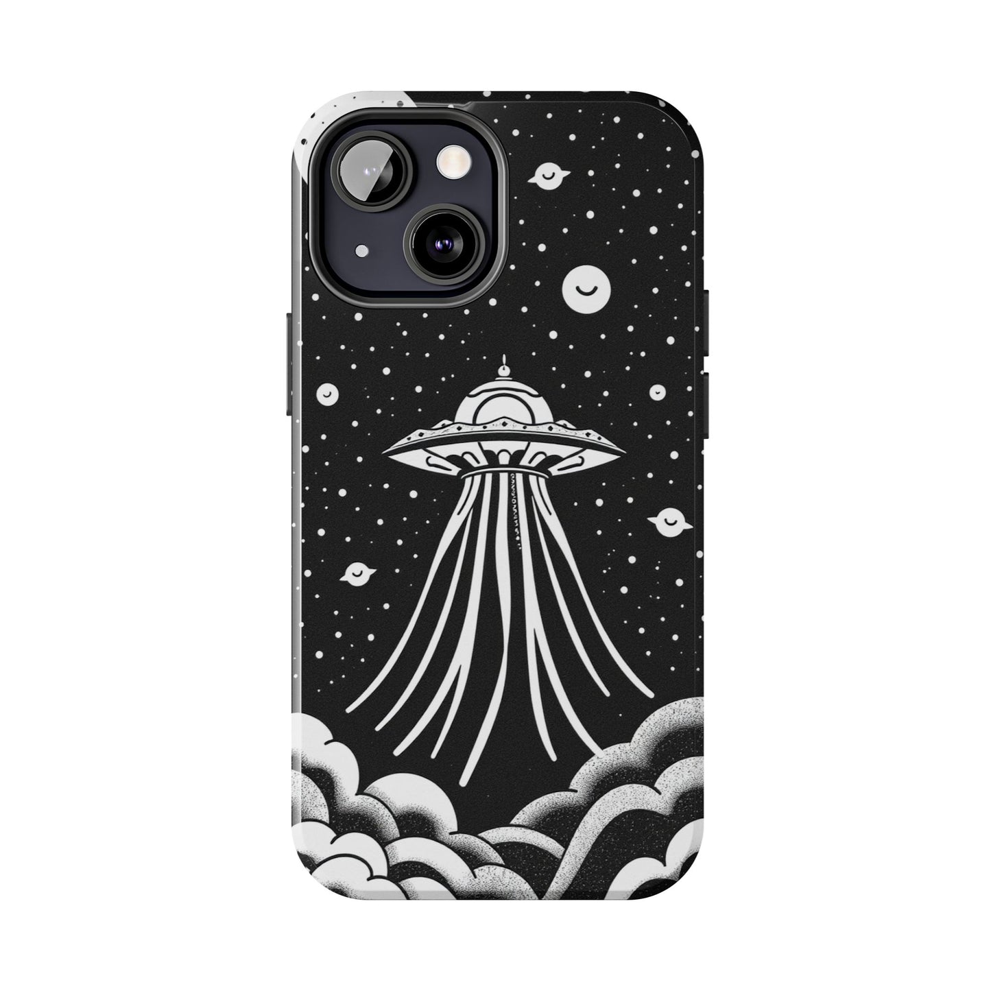 Galaxy UFO Tough Phone Case - Durable Protection with Unique Space Design