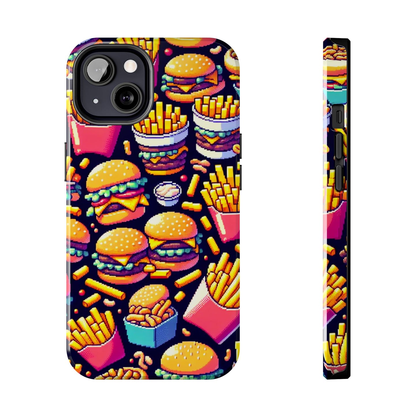 Retro Fast Food Phone Case - Tough and Durable - for iPhone